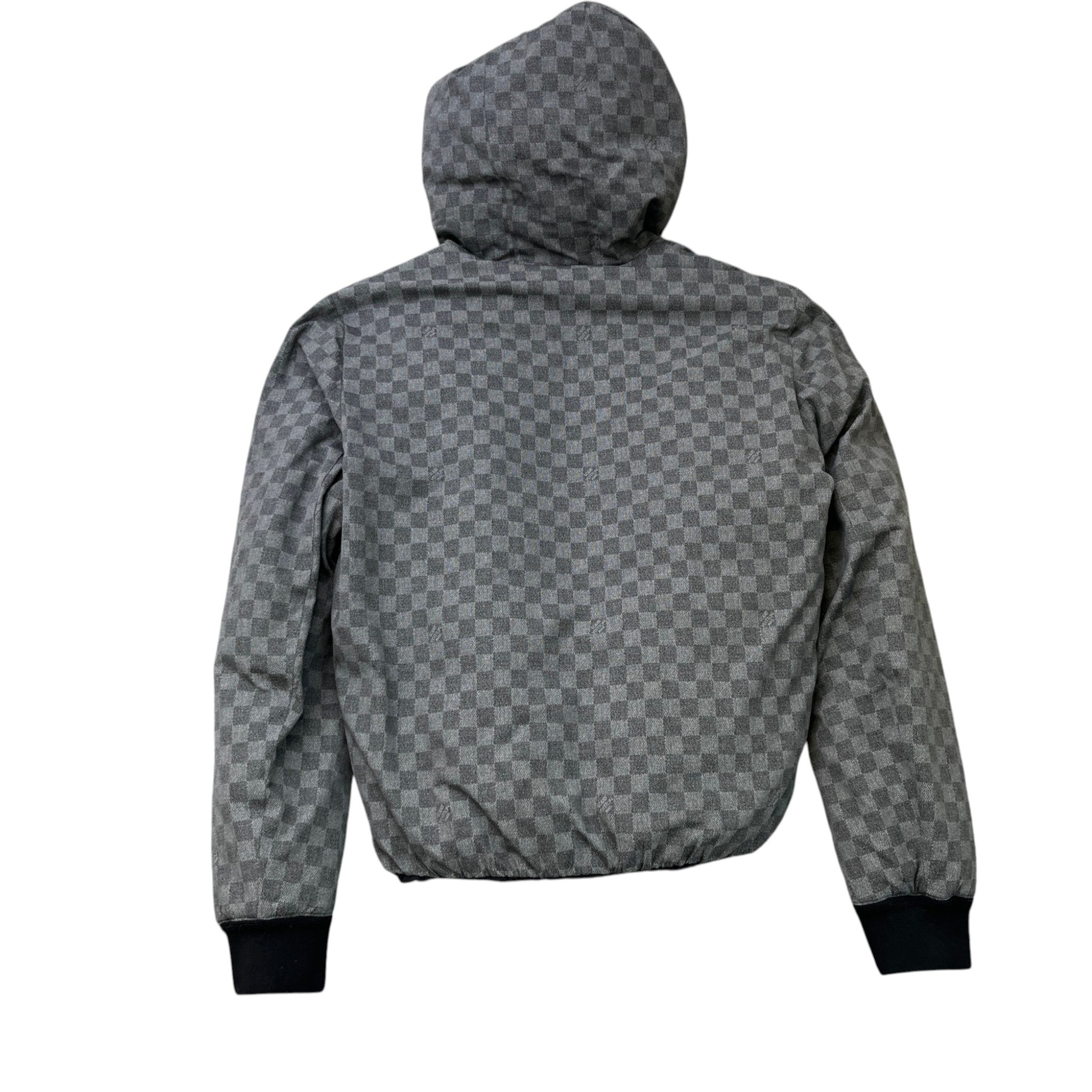 Men's Damier Graphite Reversible Down Jacket Black Size IT 48 / M