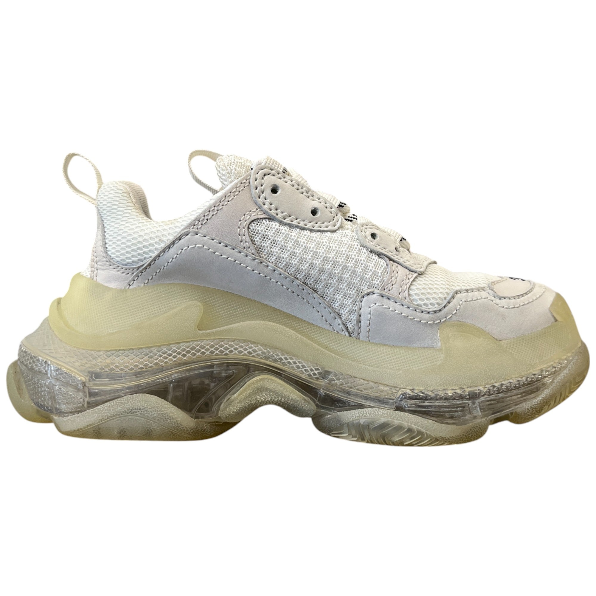 Women's Triple S Low Trainers White Size EU 34 / UK 1