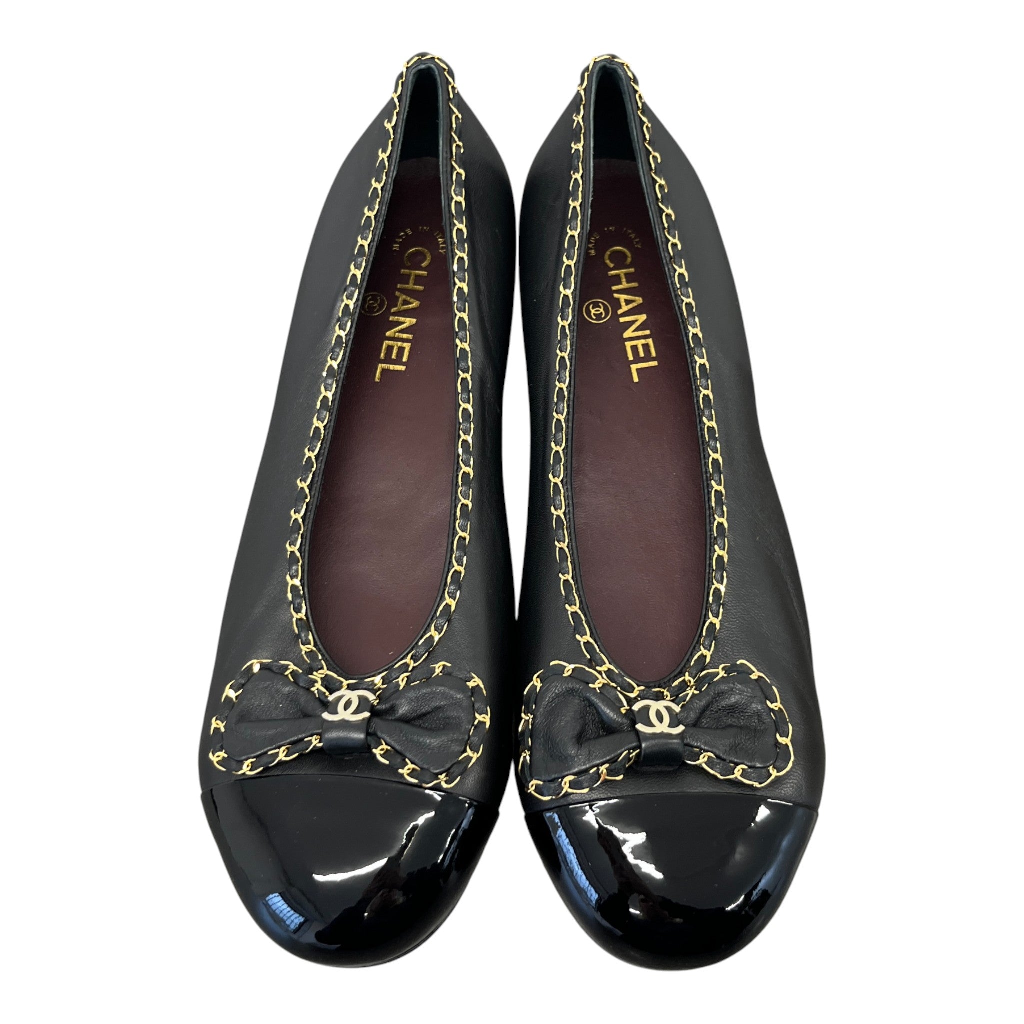 Women's Ballet Flats Lambskin Mules Black Size EU 41 / UK 8