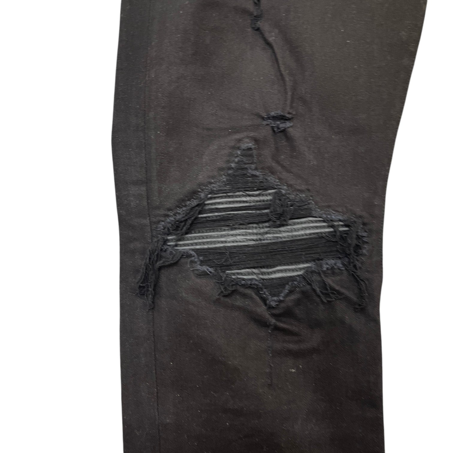 Men's Mx1 Distressed Jeans Black Size Waist 38"