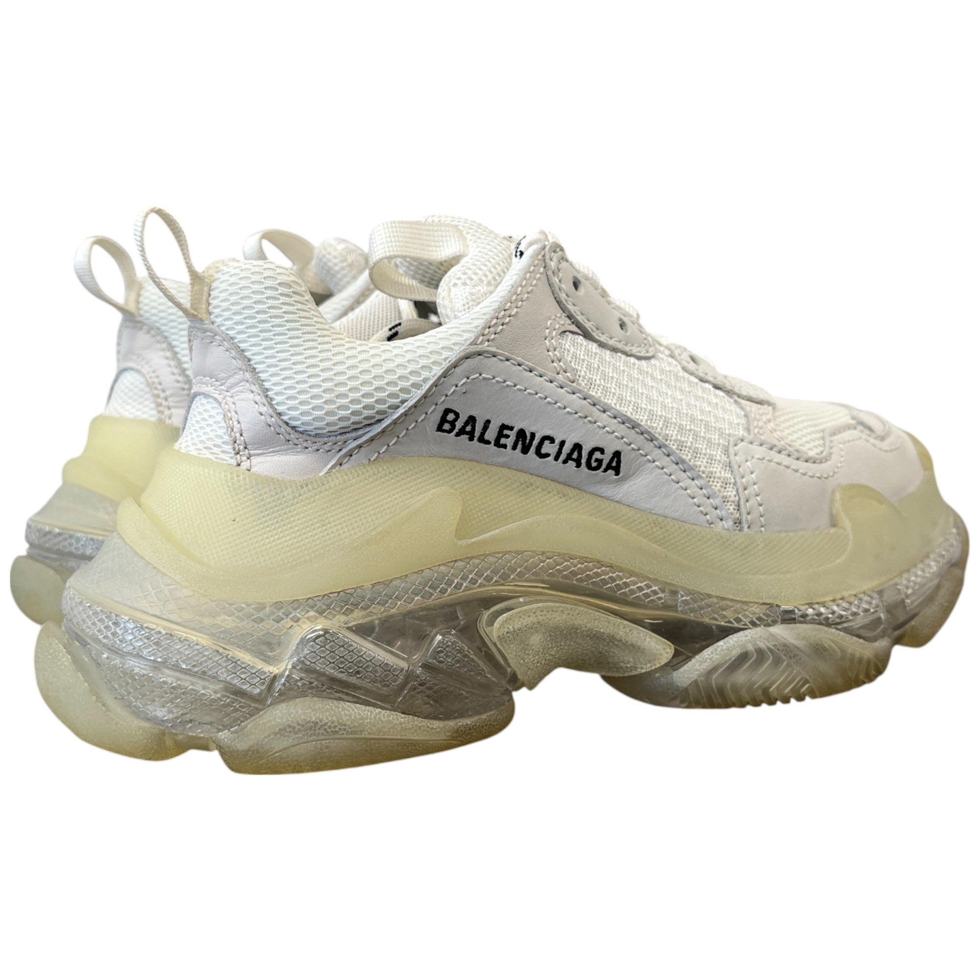 Women's Triple S Low Trainers White Size EU 34 / UK 1