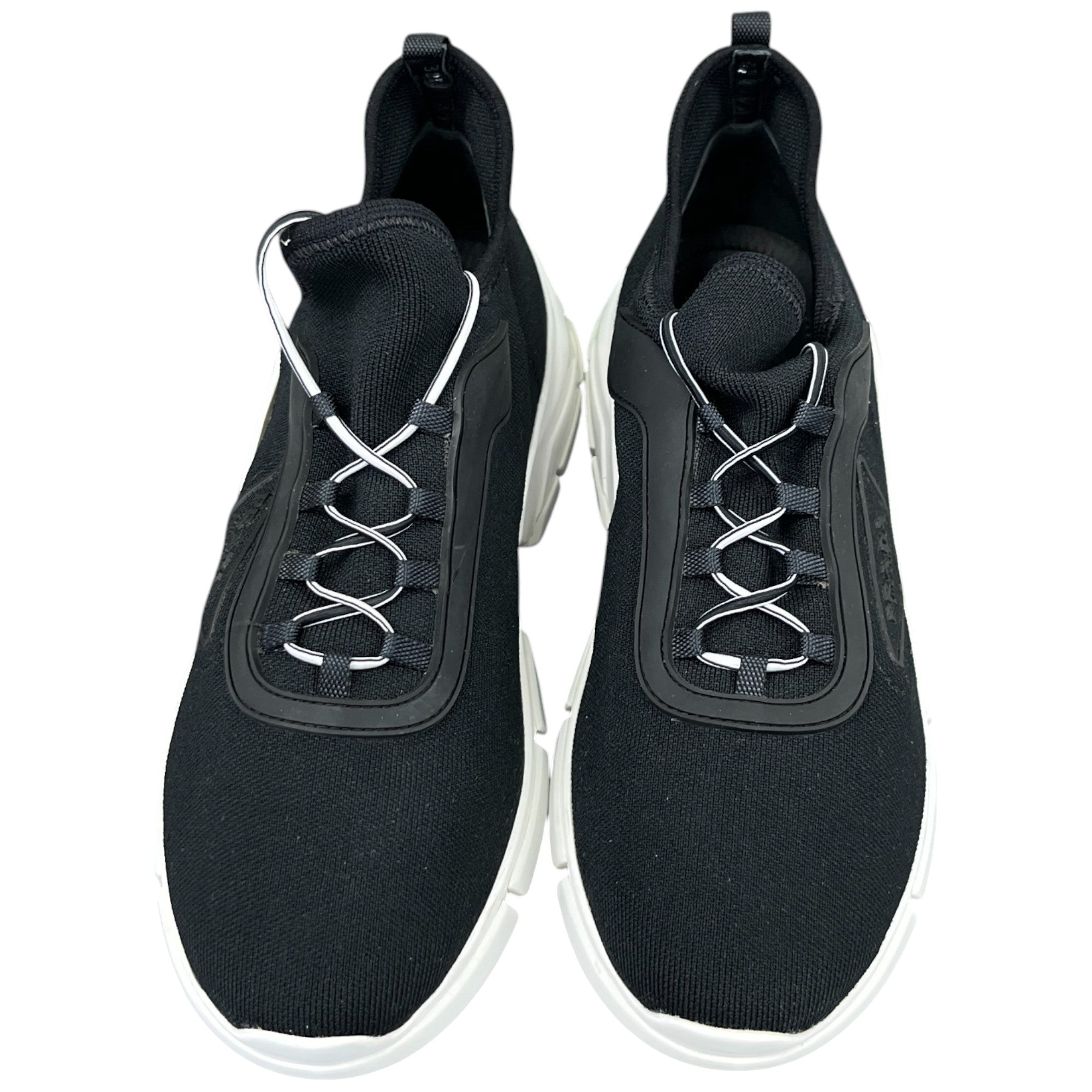 Men's Stretch Knit Low Trainers Black Size EU 40 / UK 6