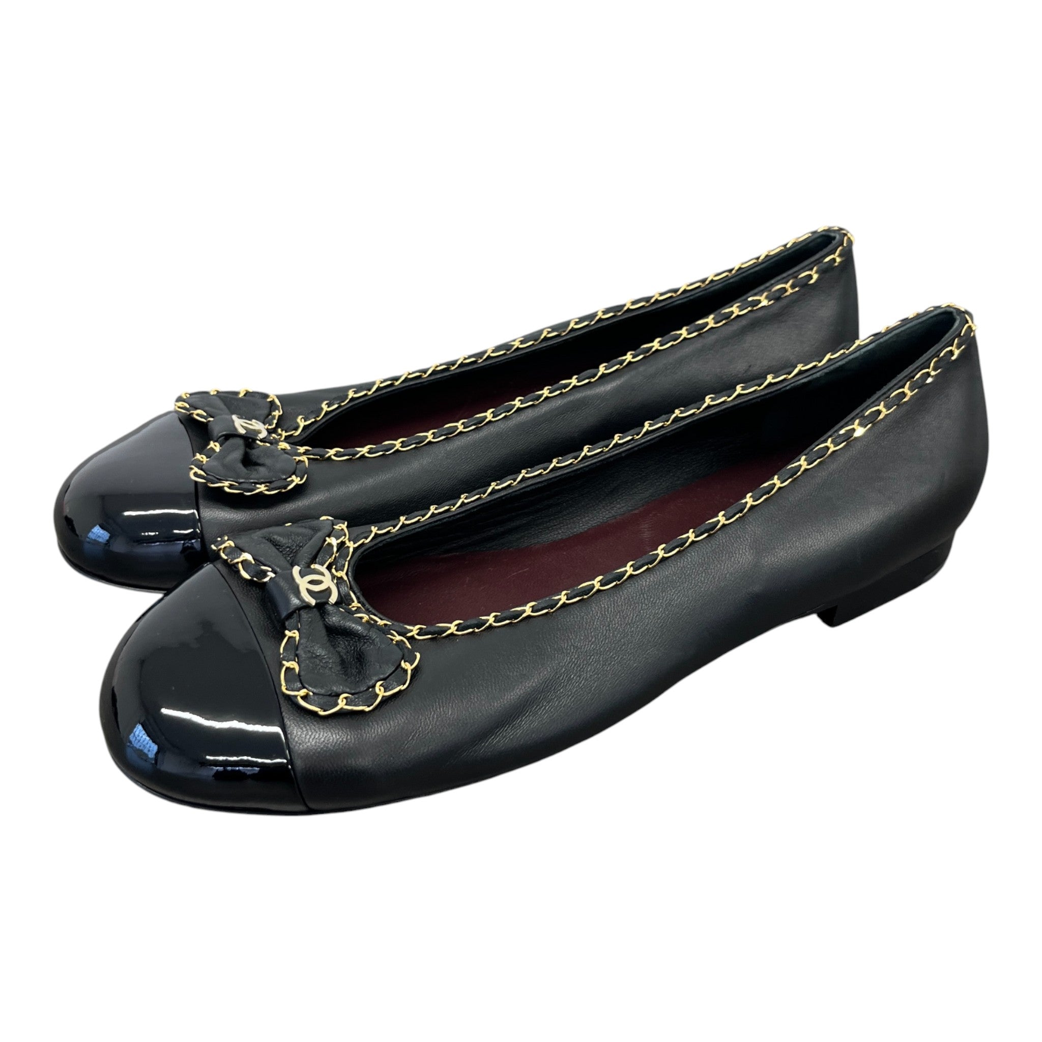 Women's Ballet Flats Lambskin Mules Black Size EU 41 / UK 8