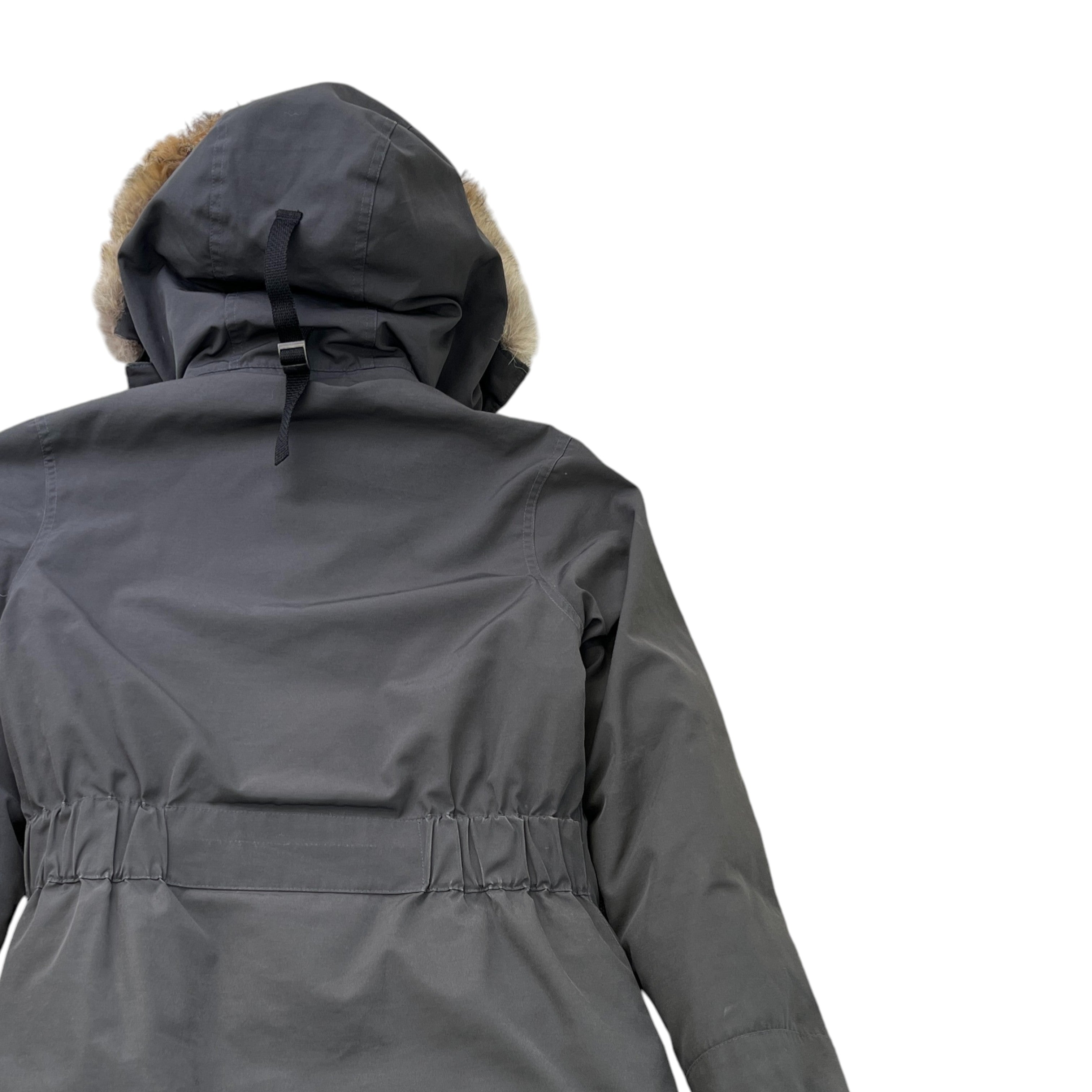 Women's Trillium Parka Down Jacket Grey Size S