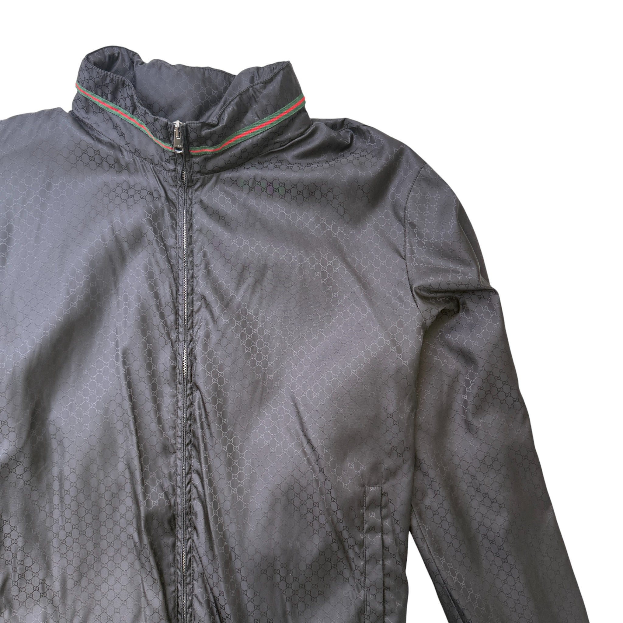 Men's Gg Monogram Jacket Black Size IT 52 / XL