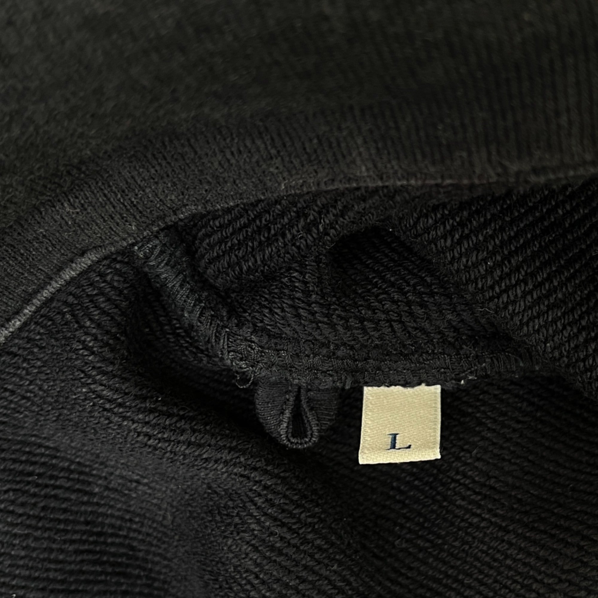 Men's Maglia Aperta Con Zip Sweatshirt Navy Size L