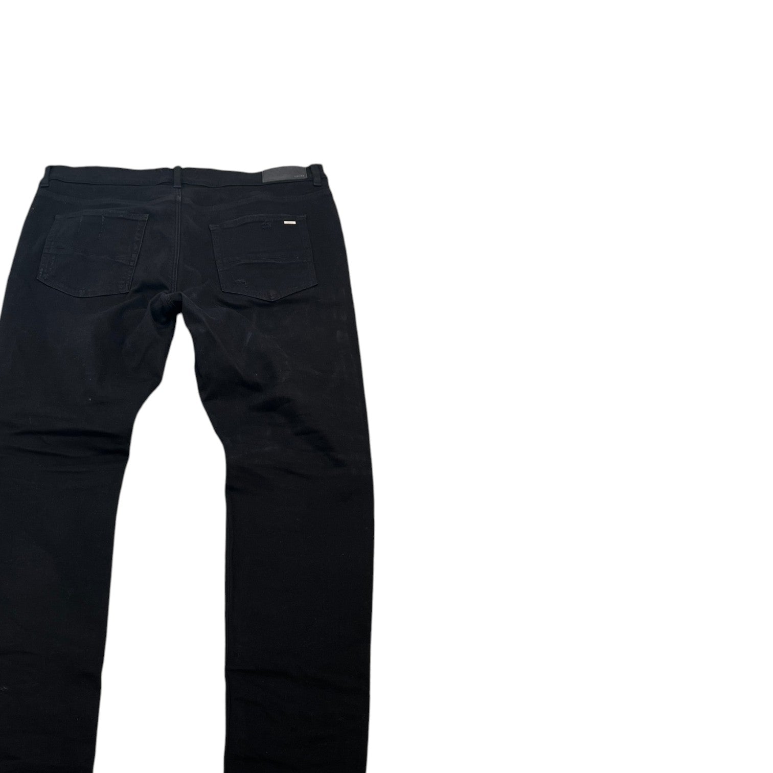 Men's Mx1 Distressed Jeans Black Size Waist 38"