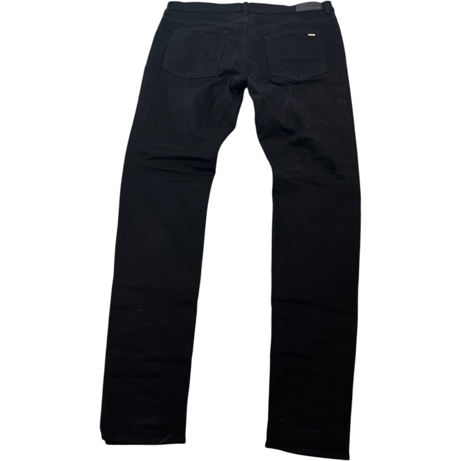 Men's Mx1 Distressed Jeans Black Size Waist 38"