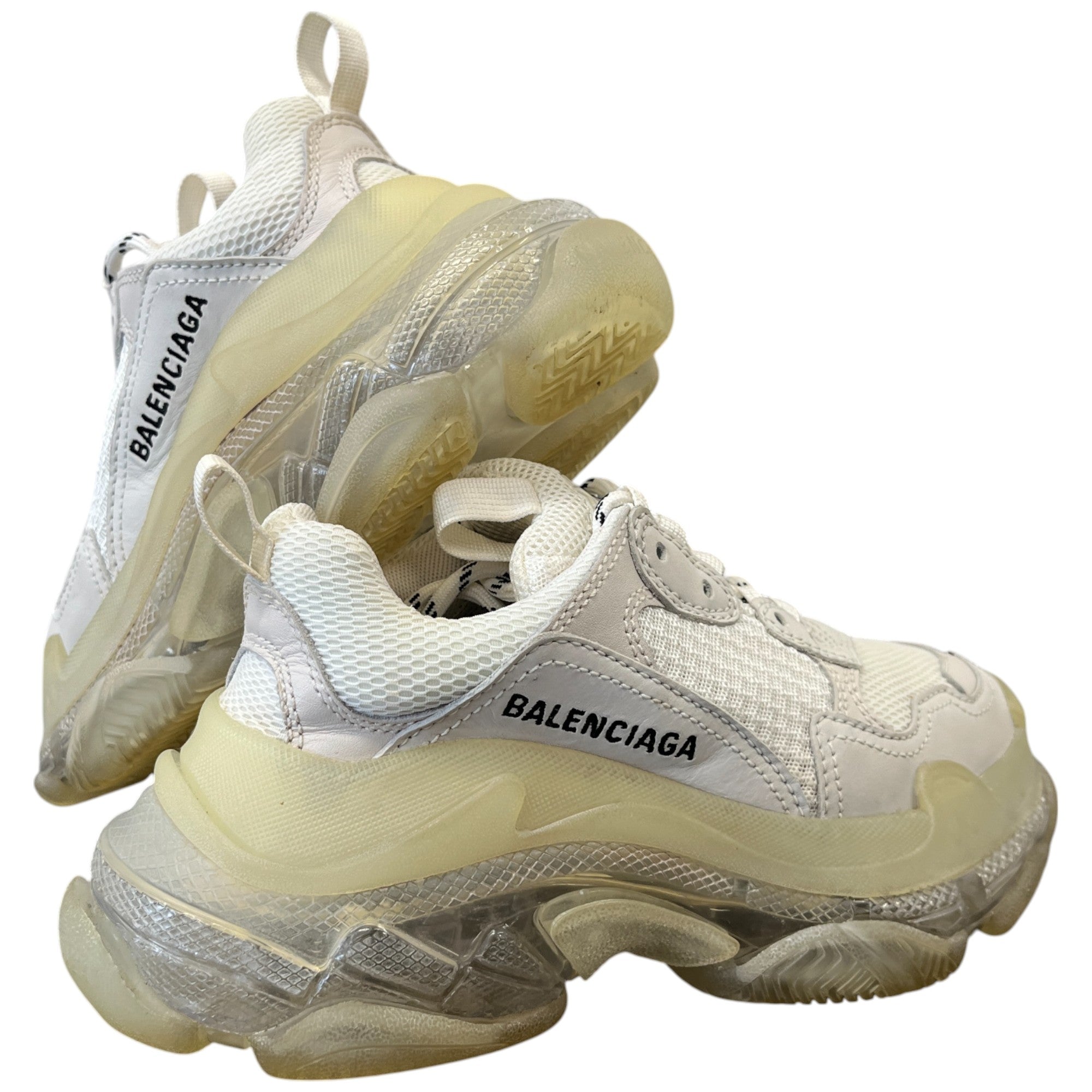 Women's Triple S Low Trainers White Size EU 34 / UK 1