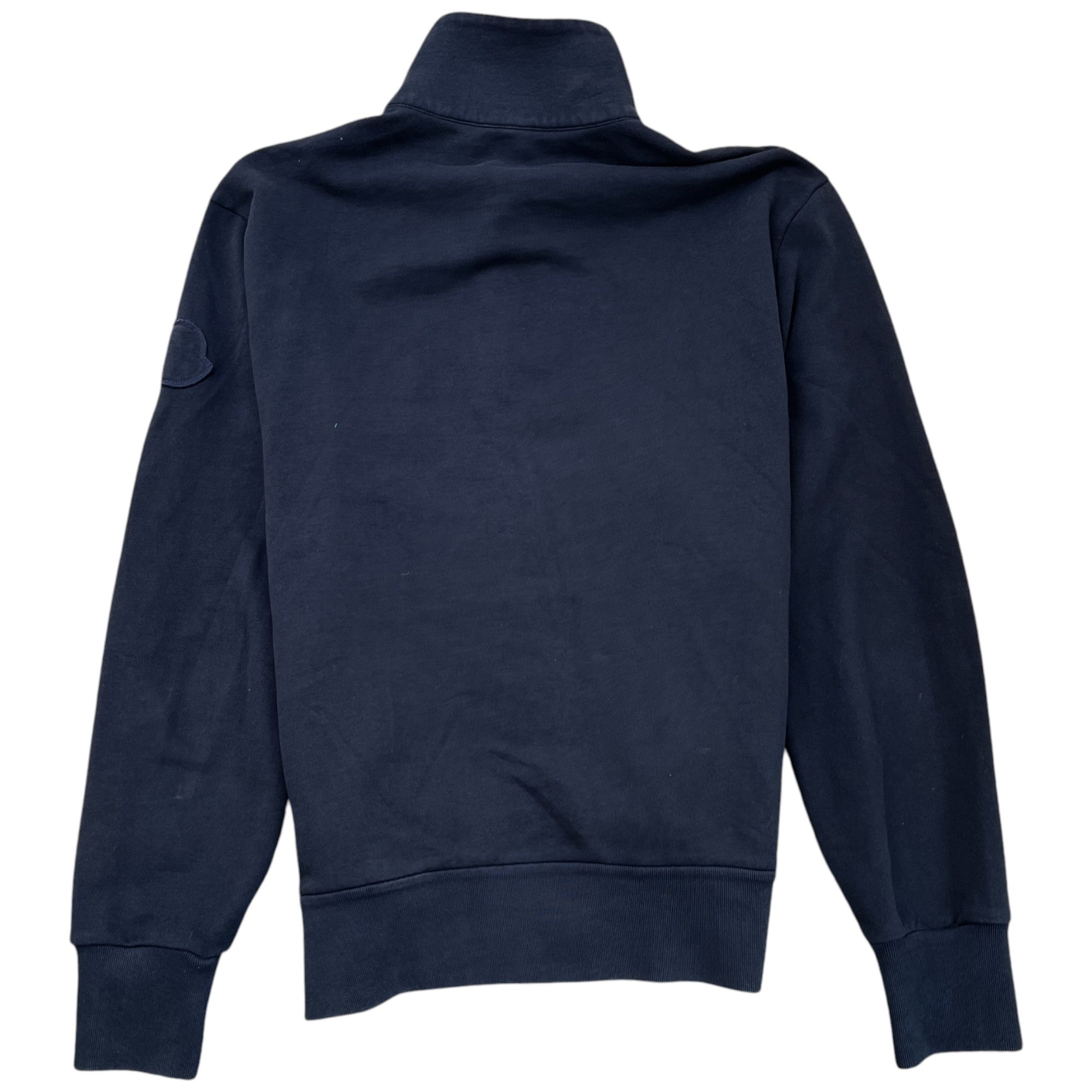 Men's Maglia Aperta Con Zip Sweatshirt Navy Size L