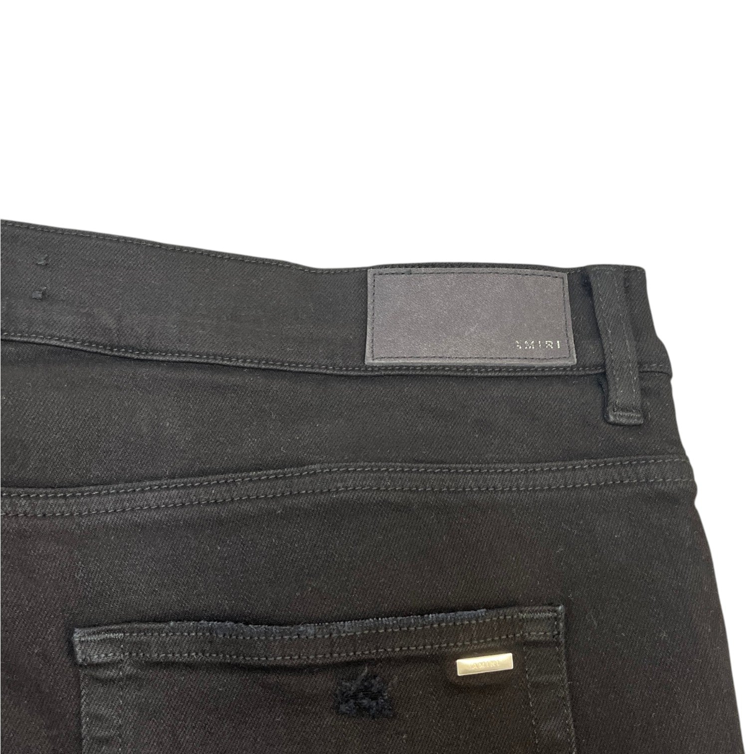 Men's Mx1 Distressed Jeans Black Size Waist 38"