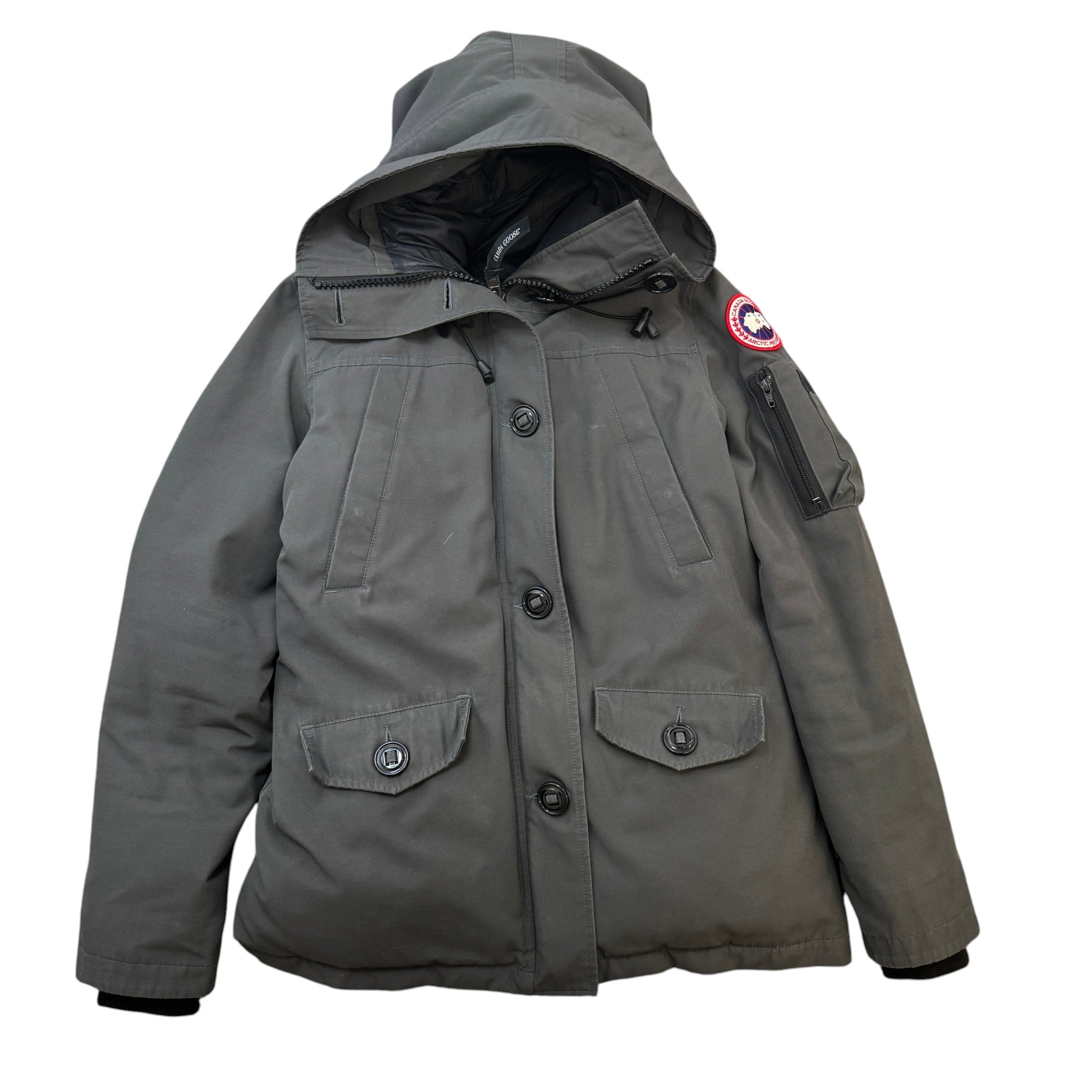 Women's Montebello Parka Down Jacket Grey Size M