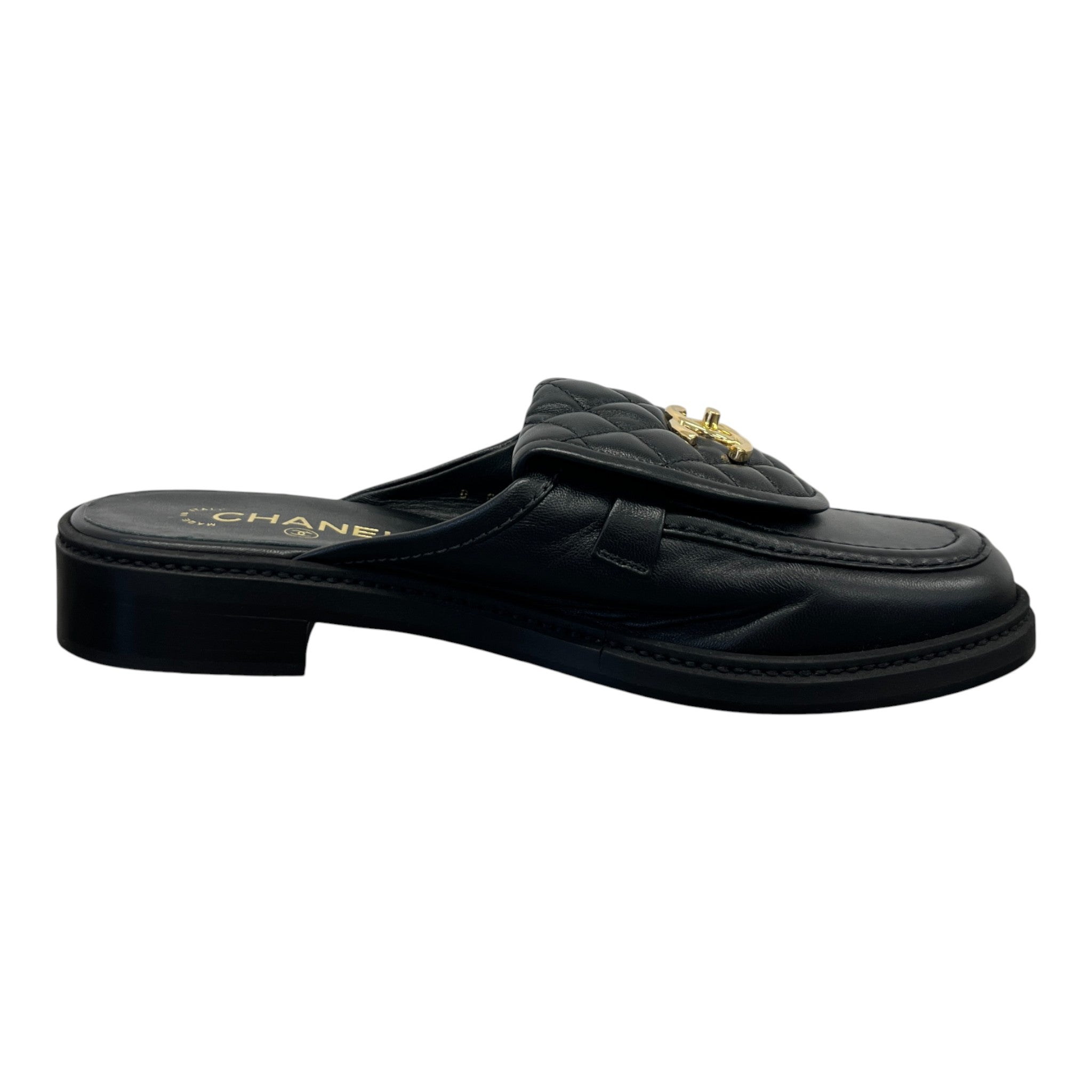 Women's Cc Turnlock Slip On Loafers Black Size EU 41 / UK 8