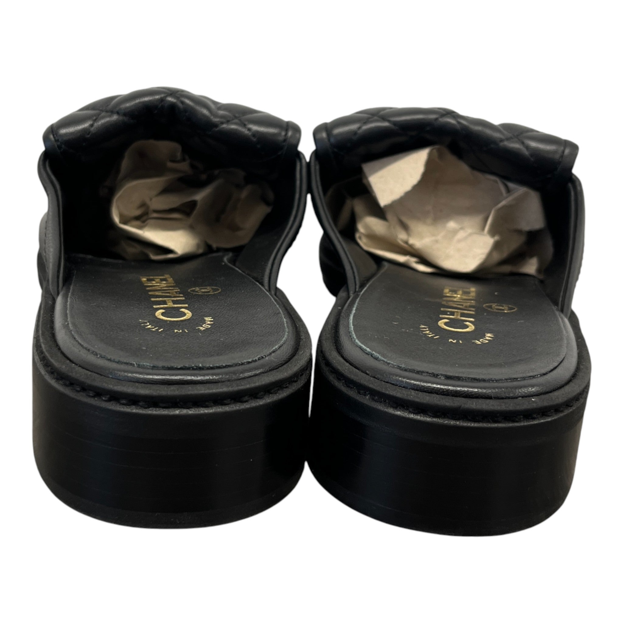 Women's Cc Turnlock Slip On Loafers Black Size EU 41 / UK 8