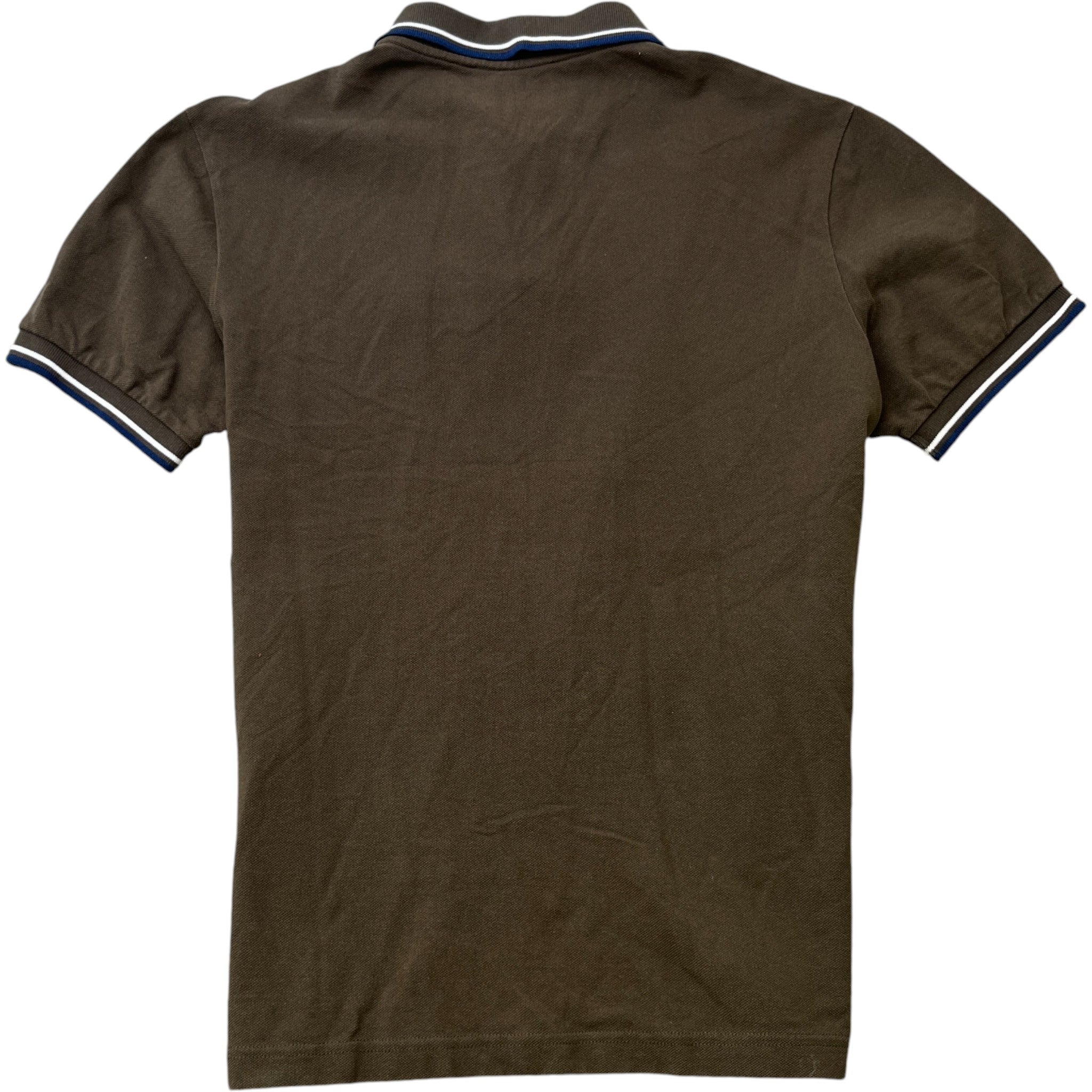 Men's Tab Logo Polo Shirt Khaki Size L