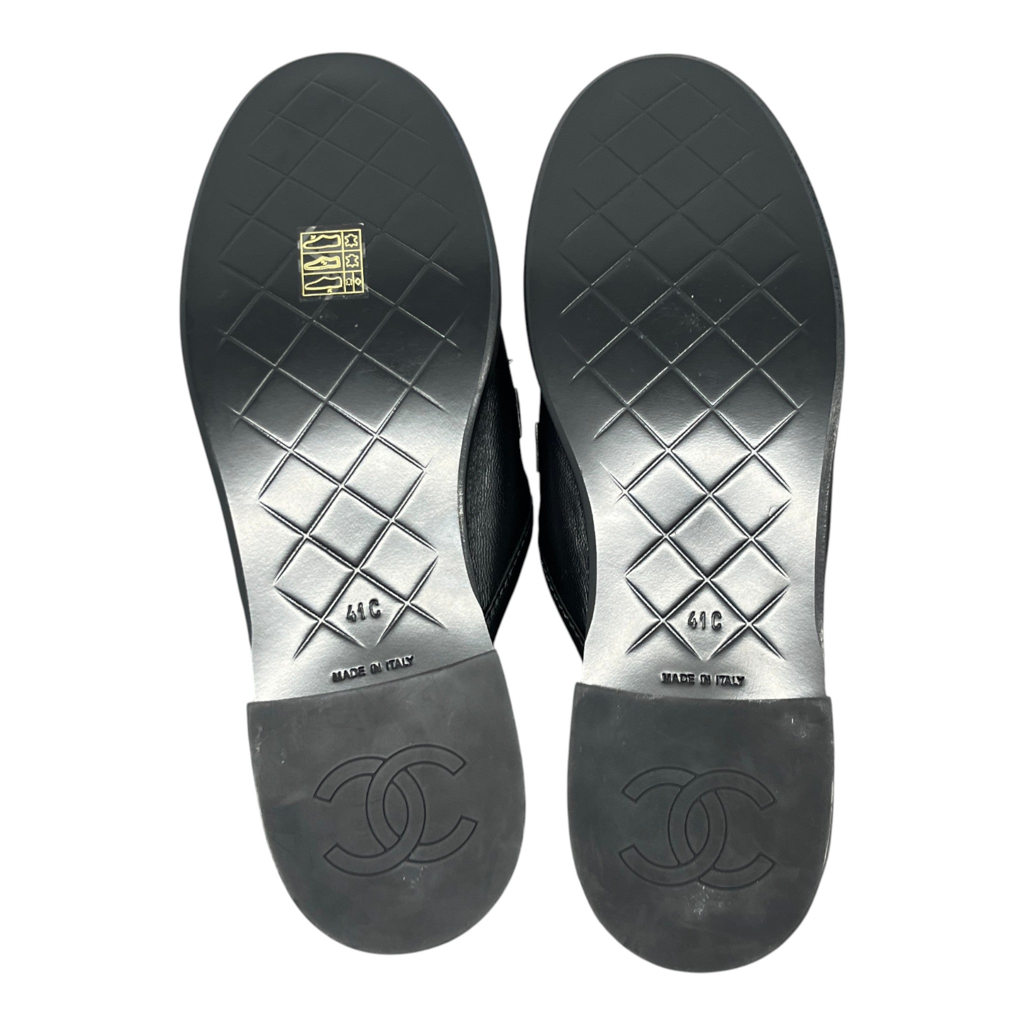 Women's Cc Turnlock Slip On Loafers Black Size EU 41 / UK 8