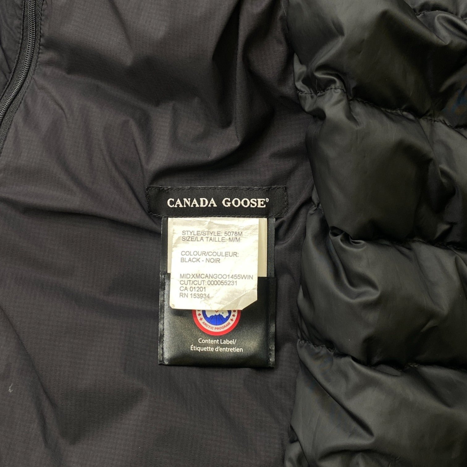 Men's Lodge Down Jacket Black Size M