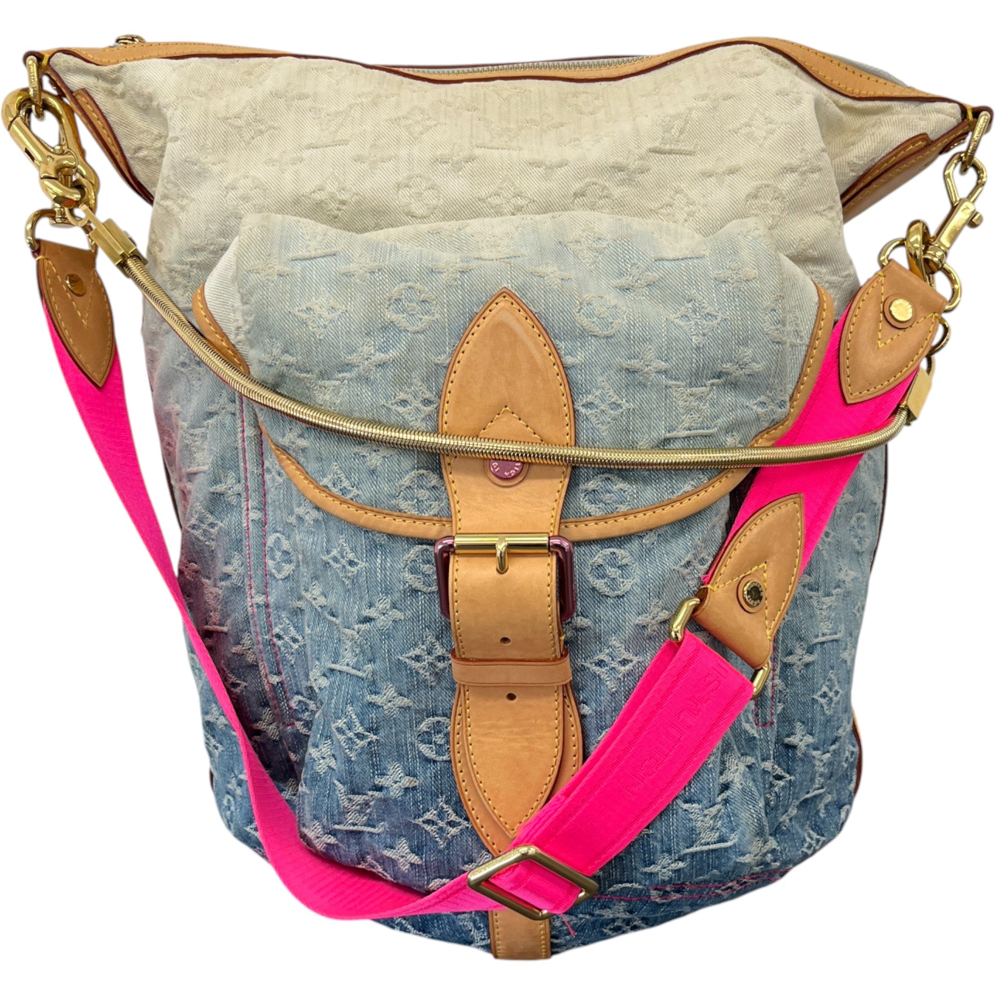 Women's Monogram Sunburst Pm Handbag Blue