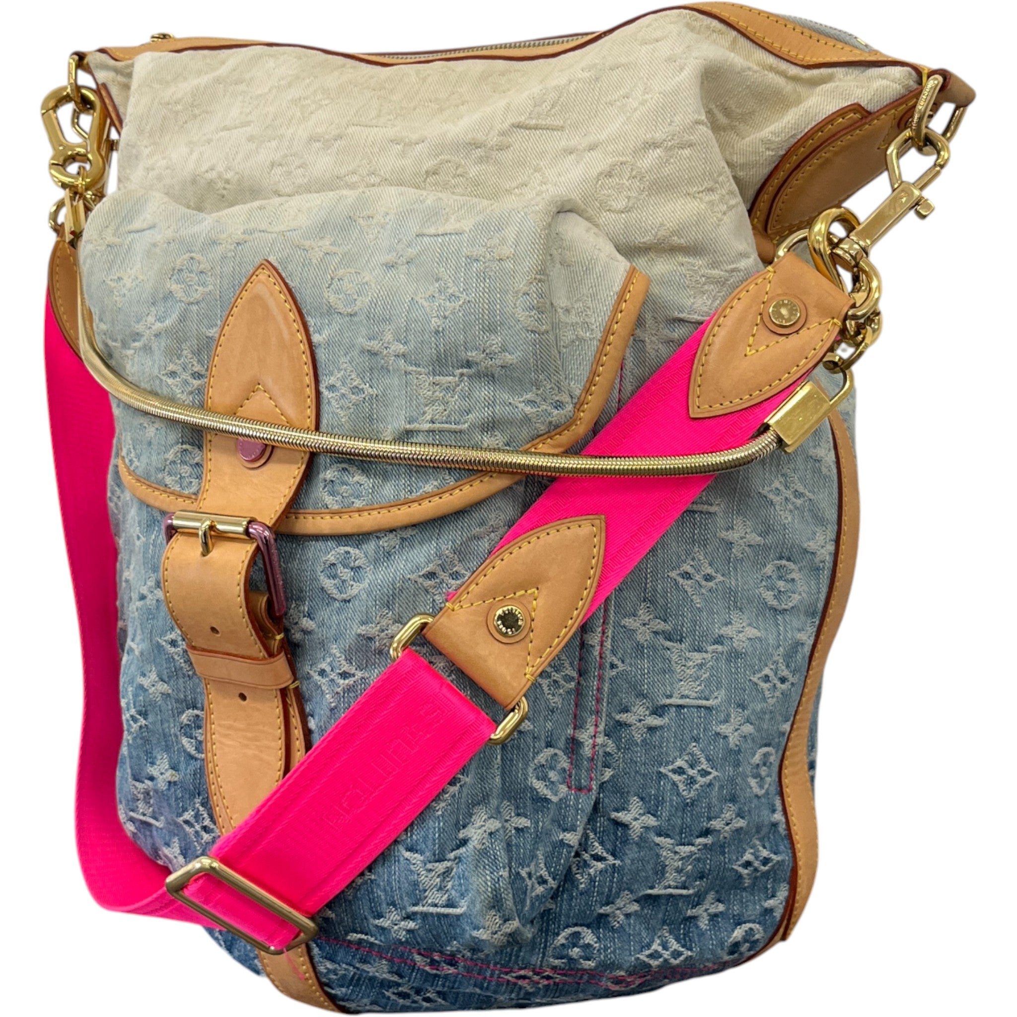 Women's Monogram Sunburst Pm Handbag Blue