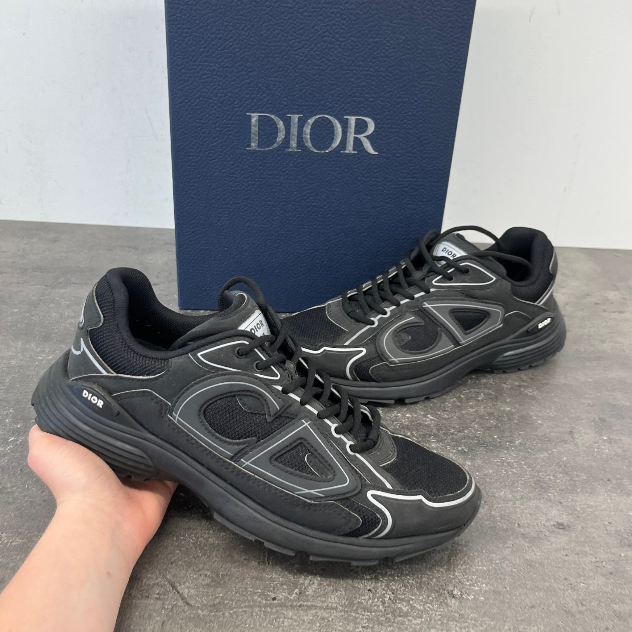 Men's B30 Low Trainers Black Size EU 42 / UK 8