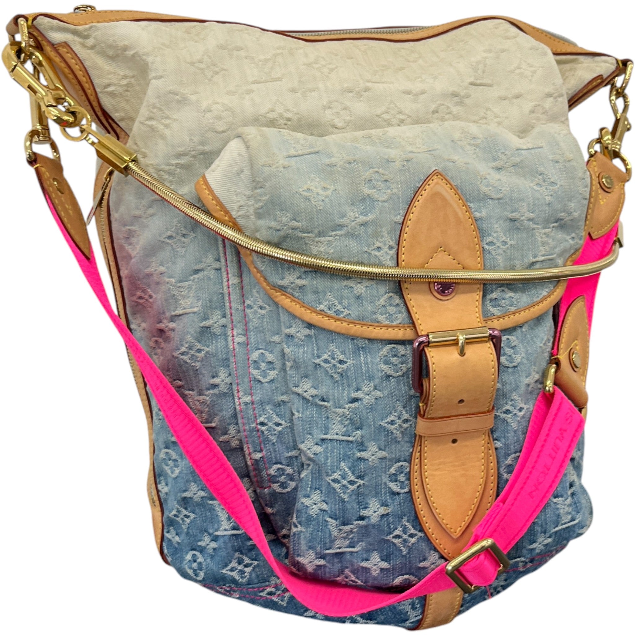 Women's Monogram Sunburst Pm Handbag Blue