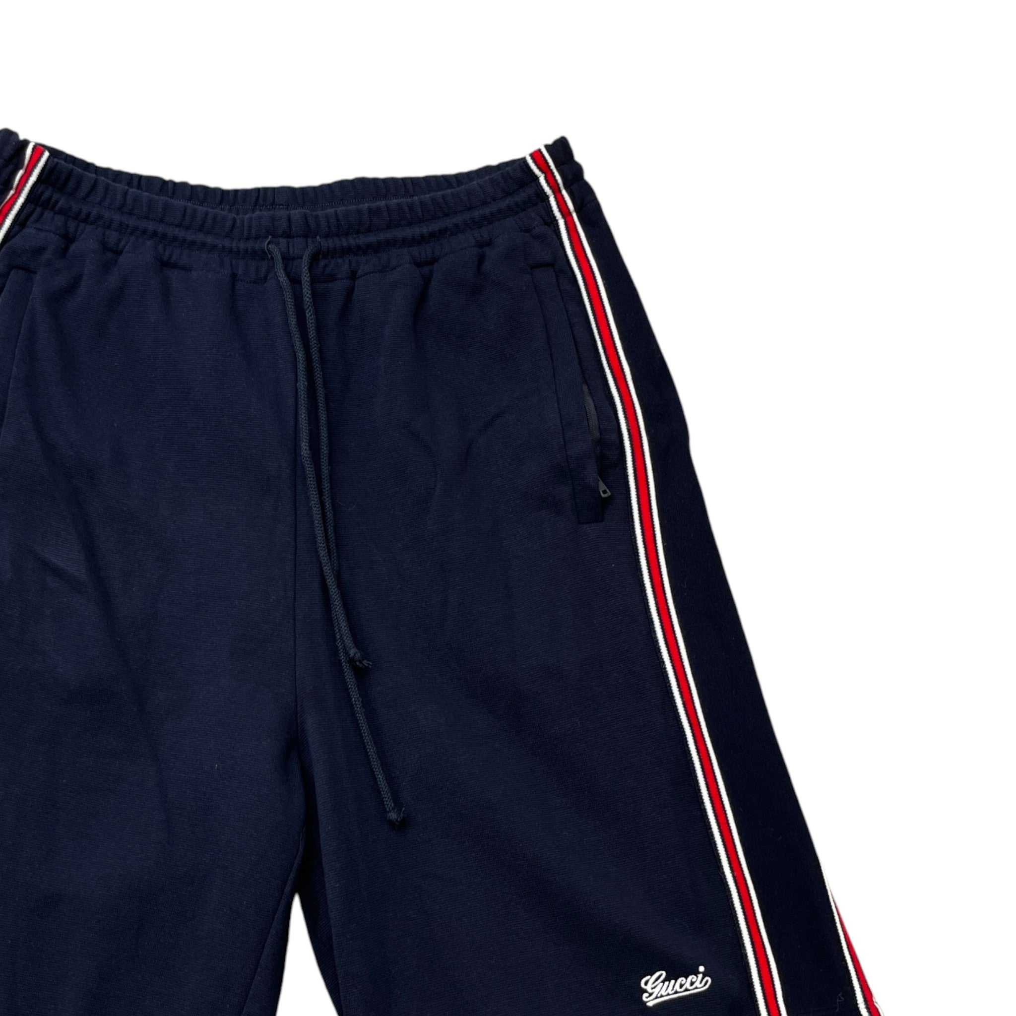 Men's Embroidered Logo Shorts Navy Size M