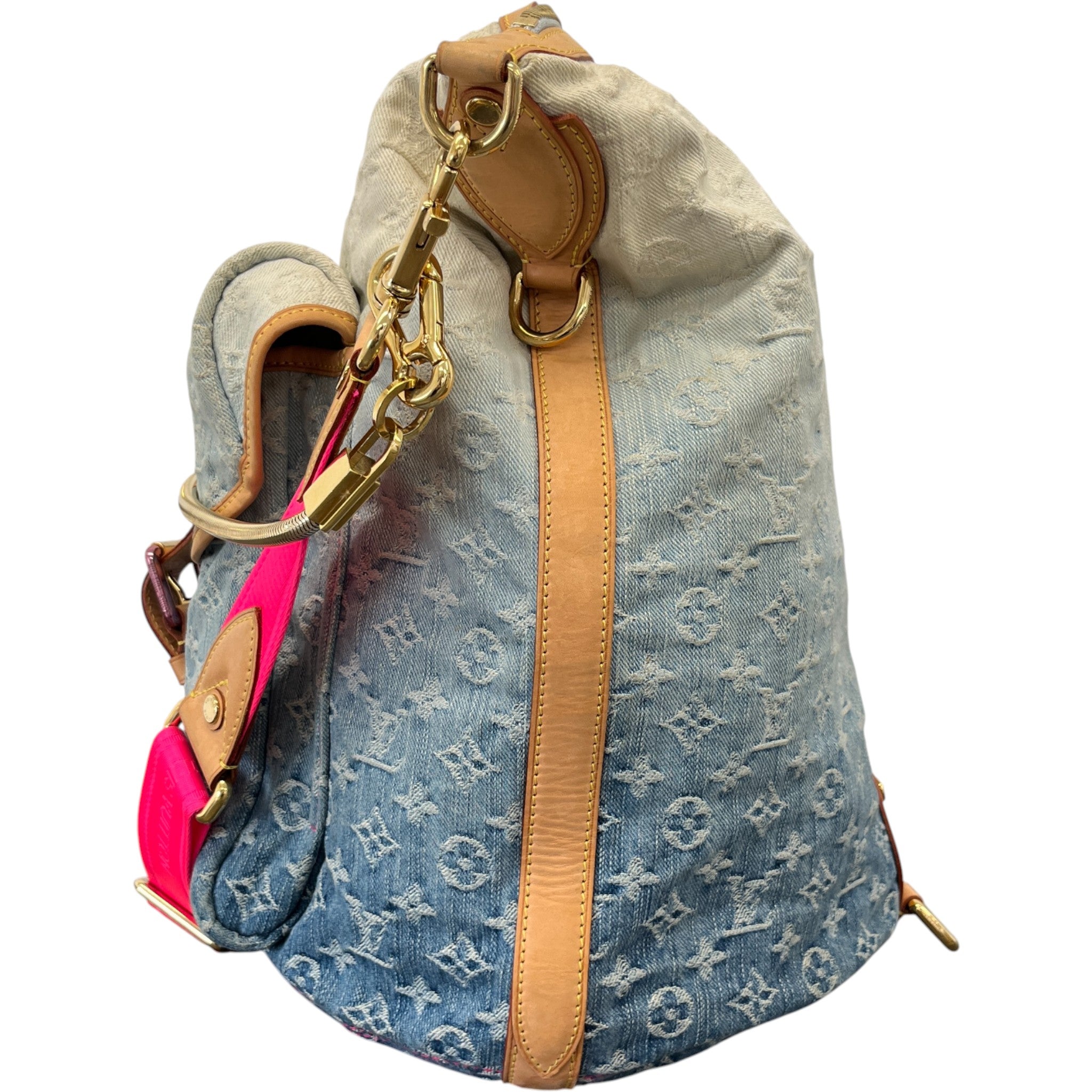 Women's Monogram Sunburst Pm Handbag Blue