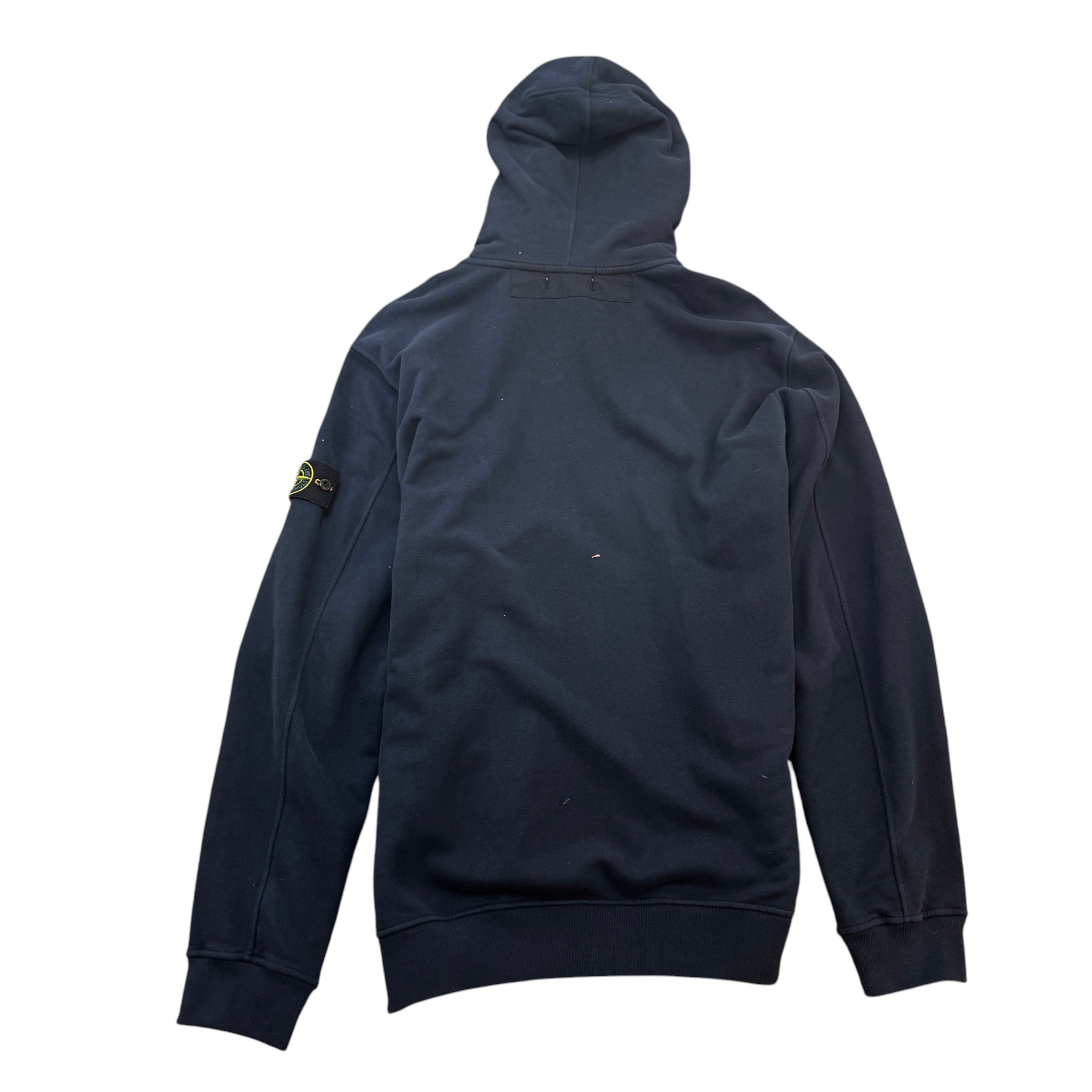 Men's Applique Logo Hoodie Blue Size XXL