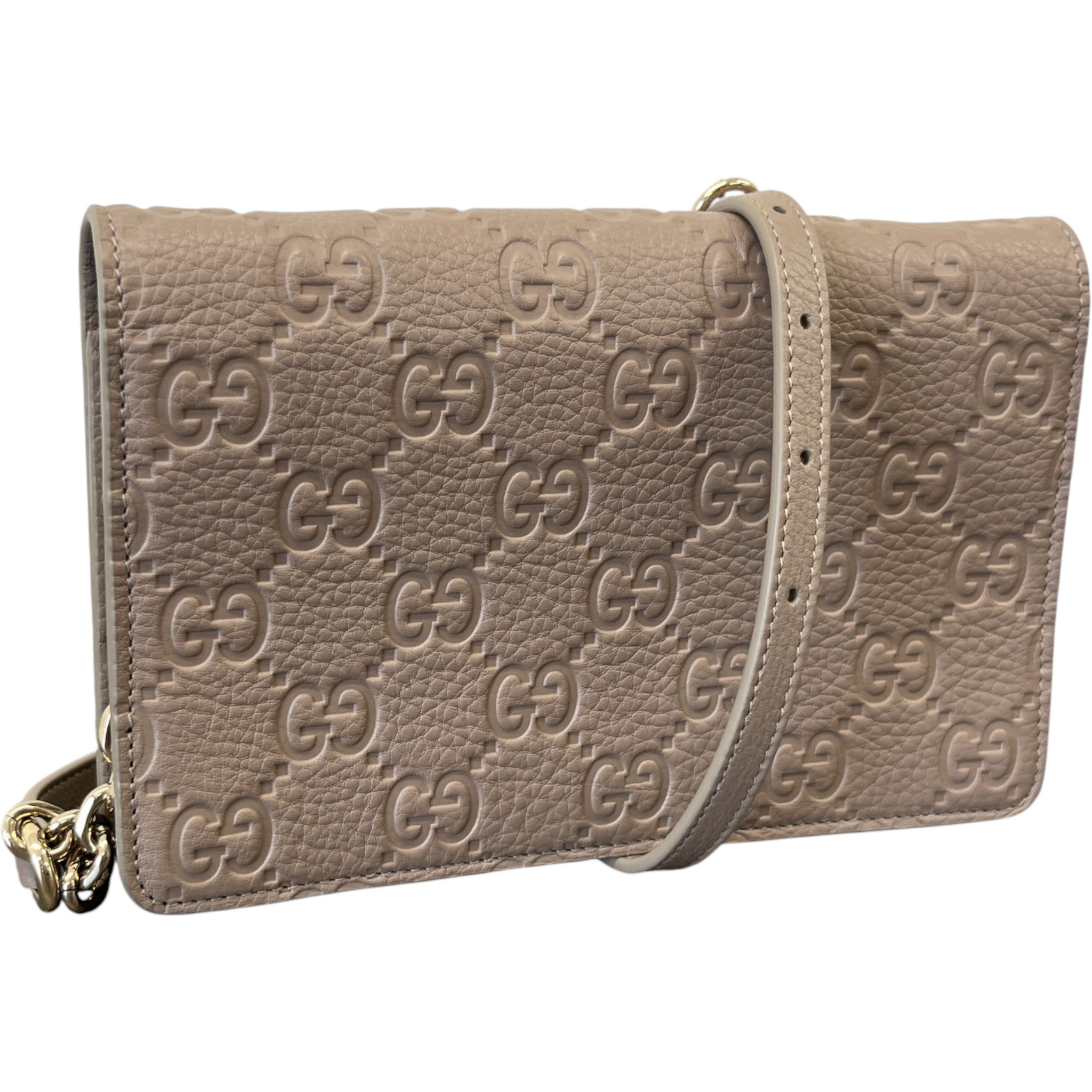 Women's Gg Emblem Bag Nude