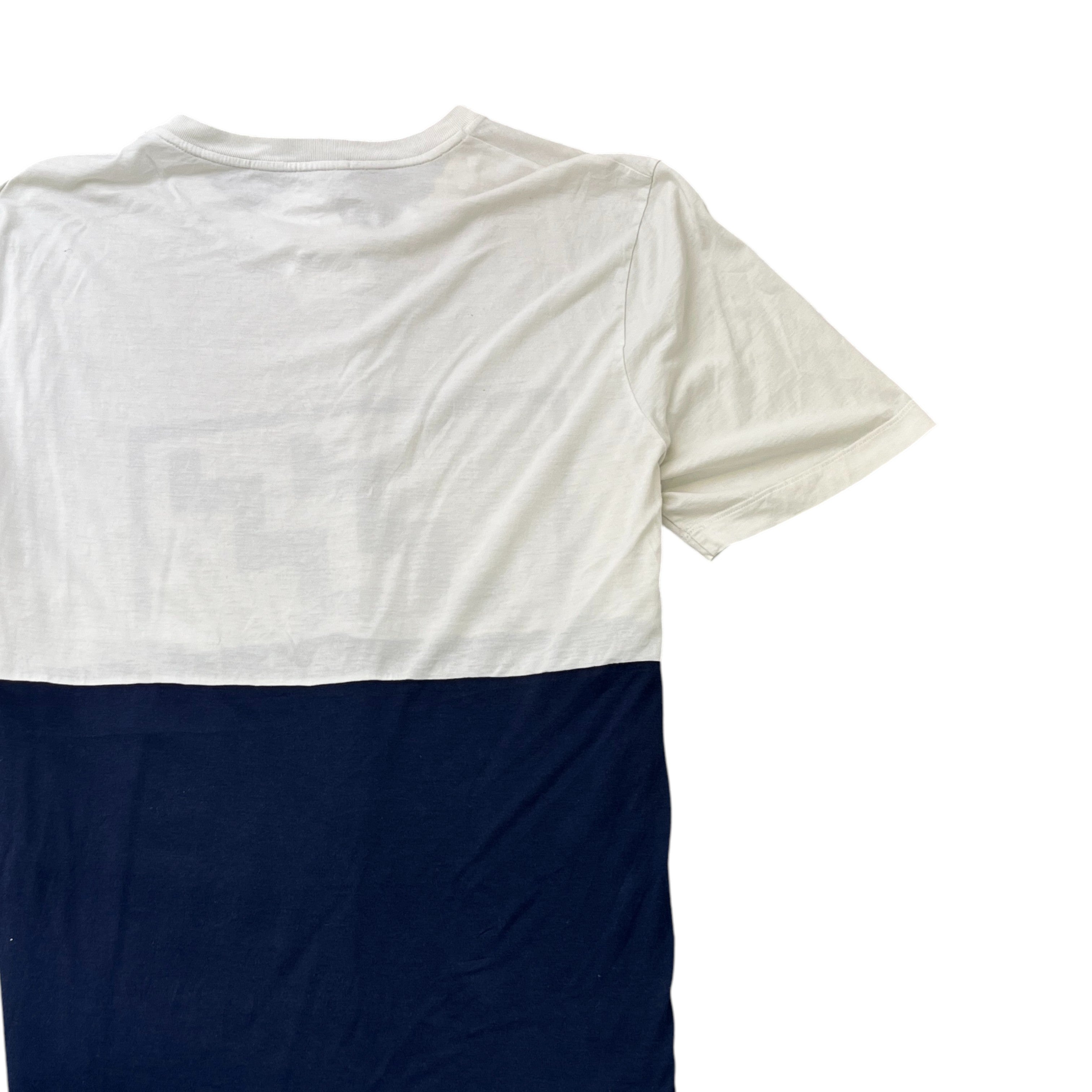 Men's Split Logo T-Shirt White Size XL