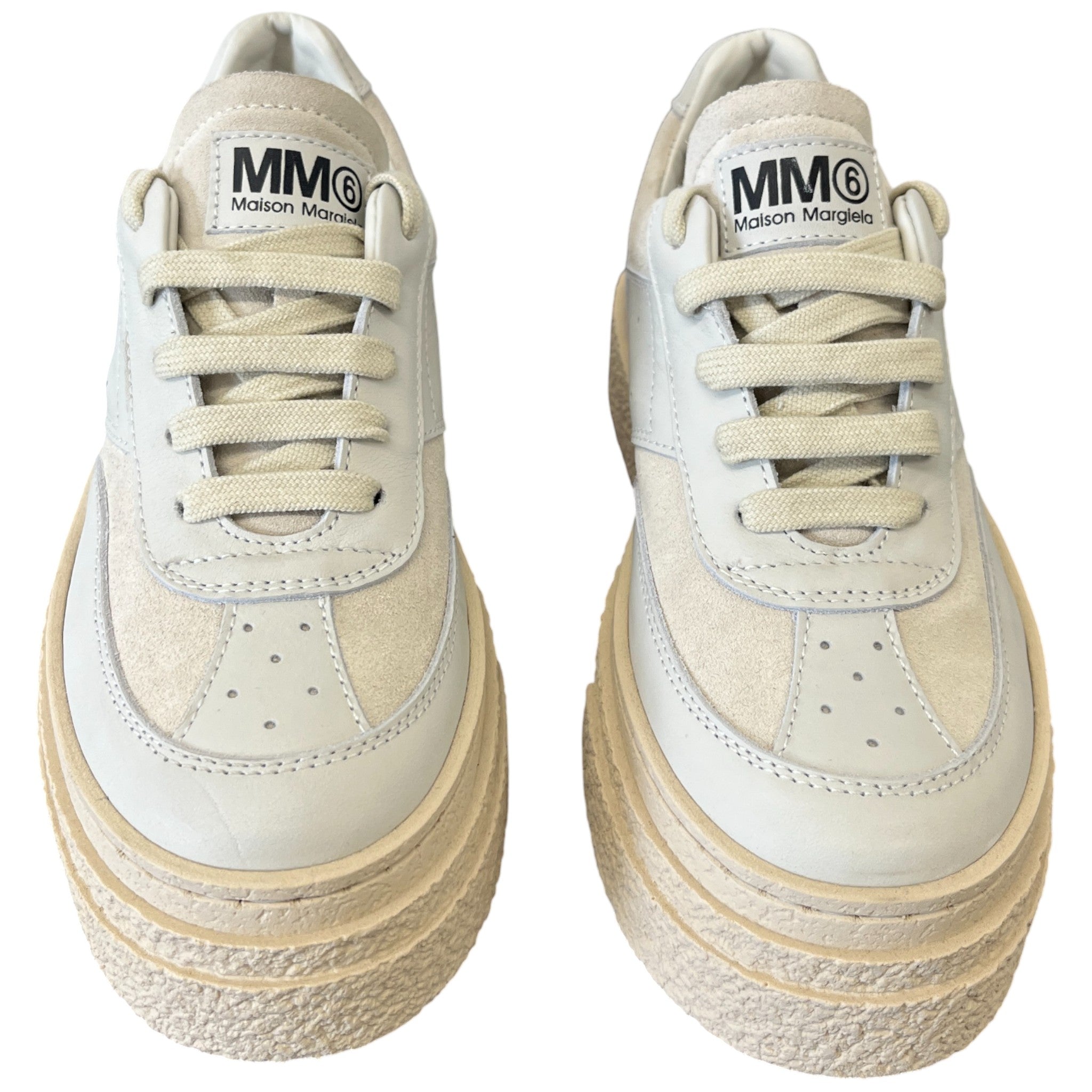 Women's Mm6 Low Trainers Beige Size EU 35 / UK 2