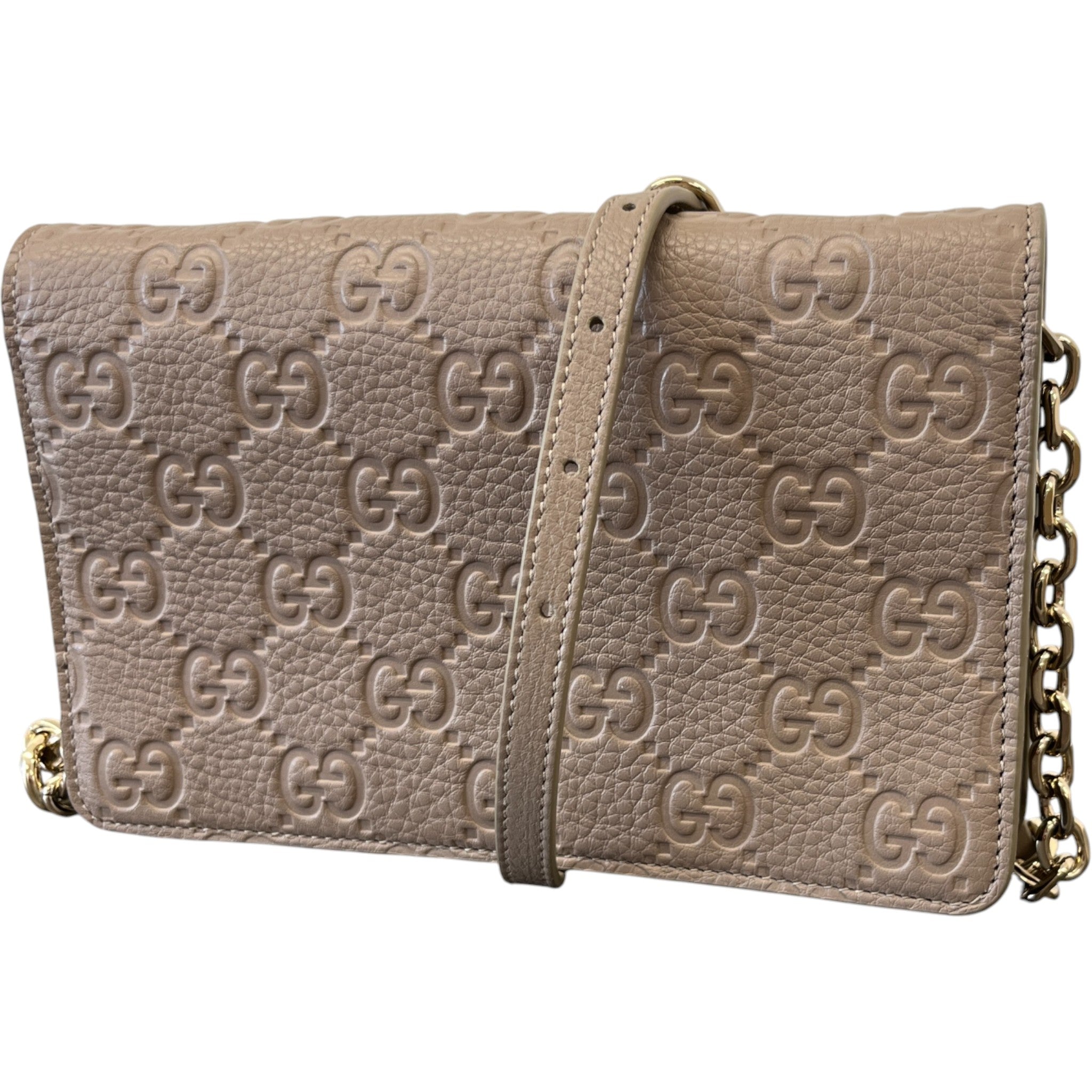 Women's Gg Emblem Bag Nude