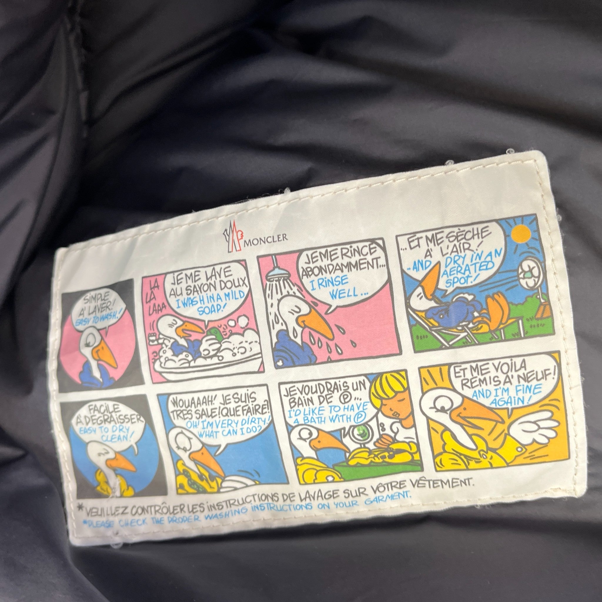 Men's Amarante Down Jacket Navy Size 1 / S