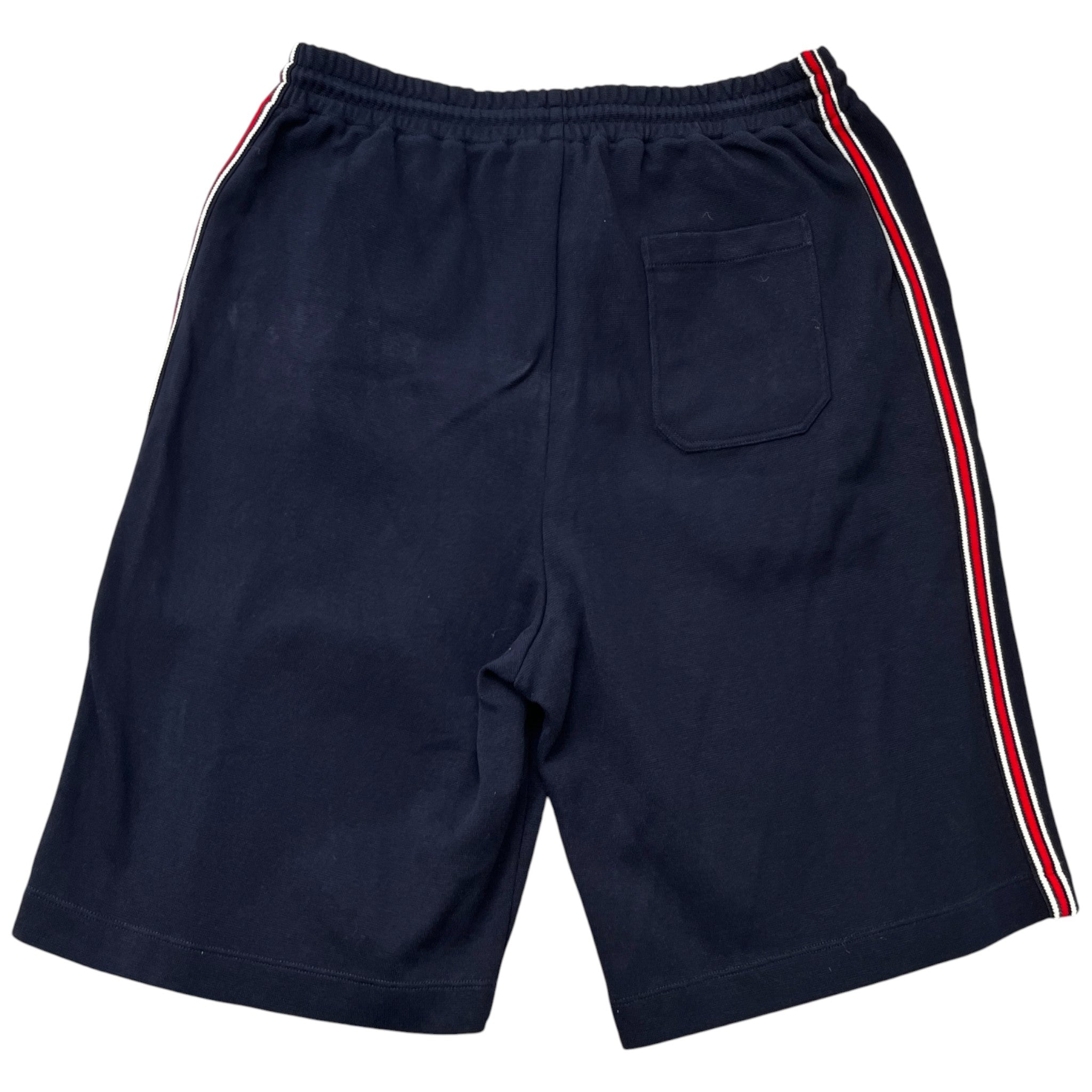 Men's Embroidered Logo Shorts Navy Size M