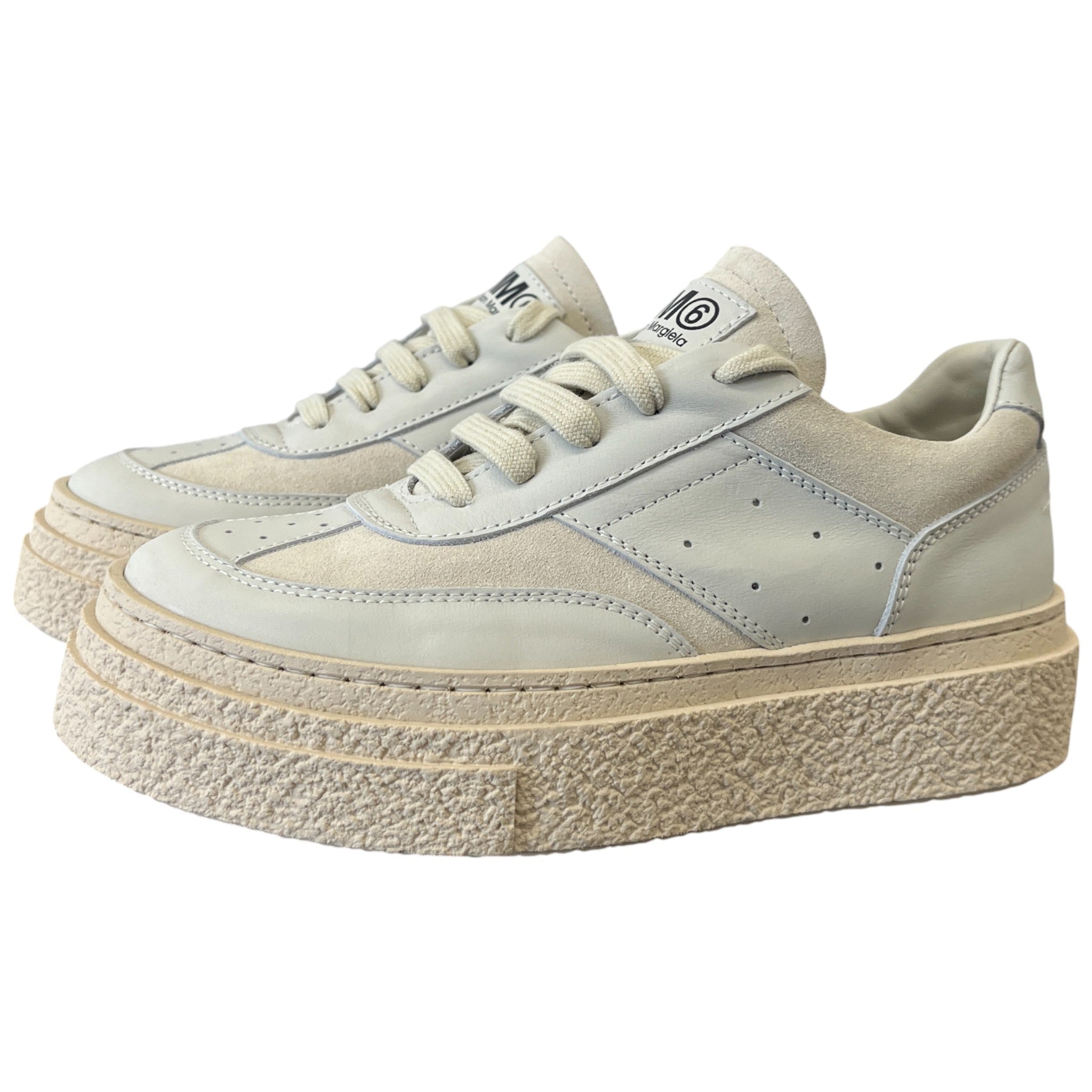 Women's Mm6 Low Trainers Beige Size EU 35 / UK 2