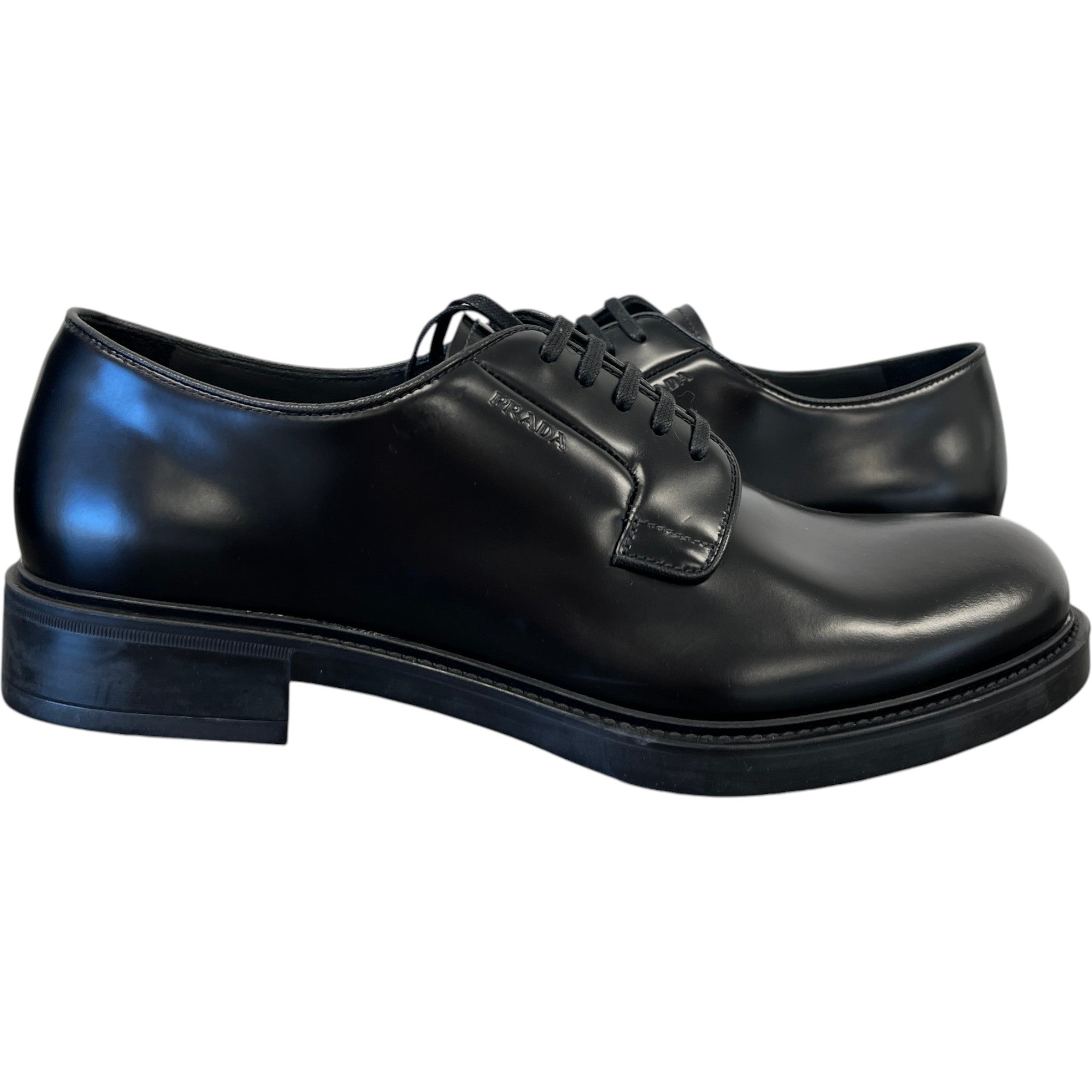 Men's Derby Loafers Black Size EU 42 / UK 8