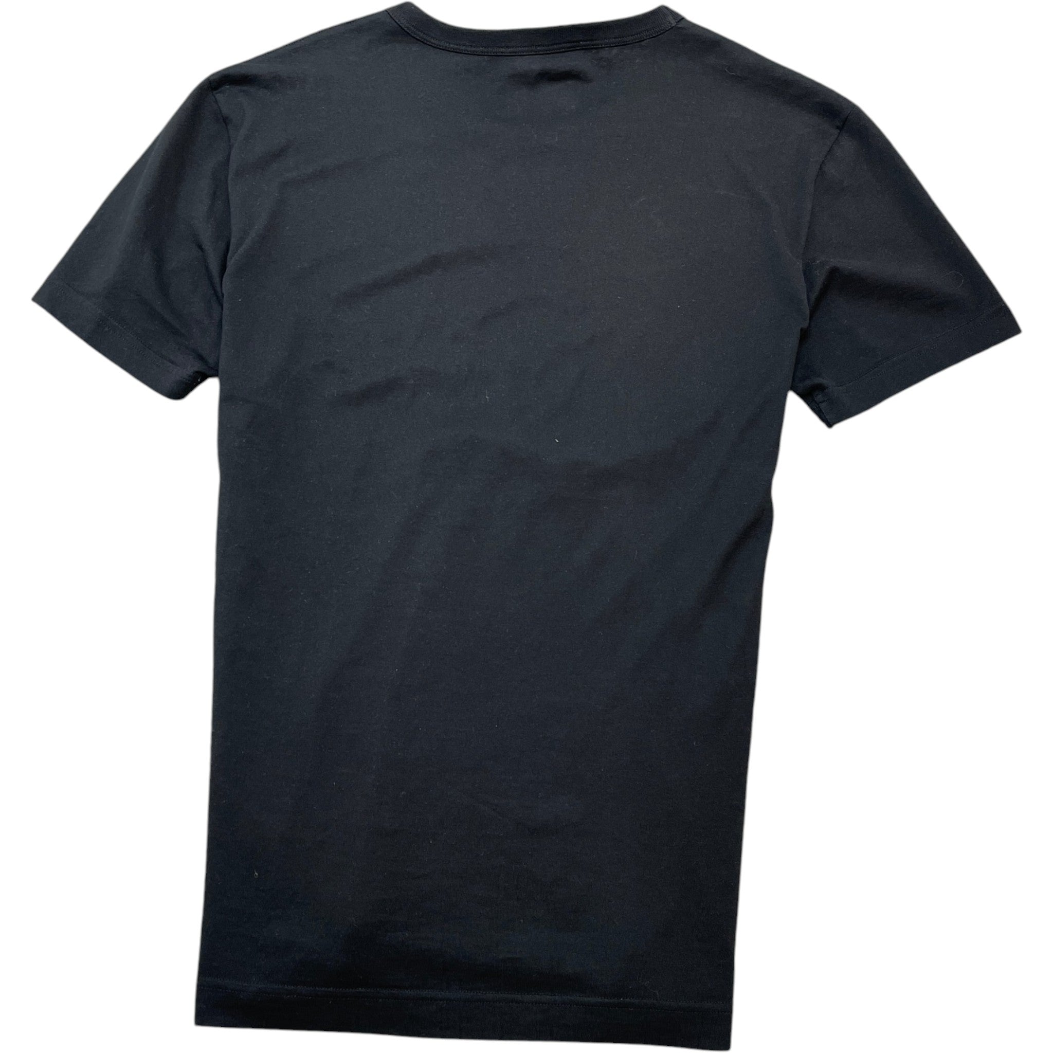 Men's Embroidered Logo T-Shirt Black Size IT 44 / UK XS