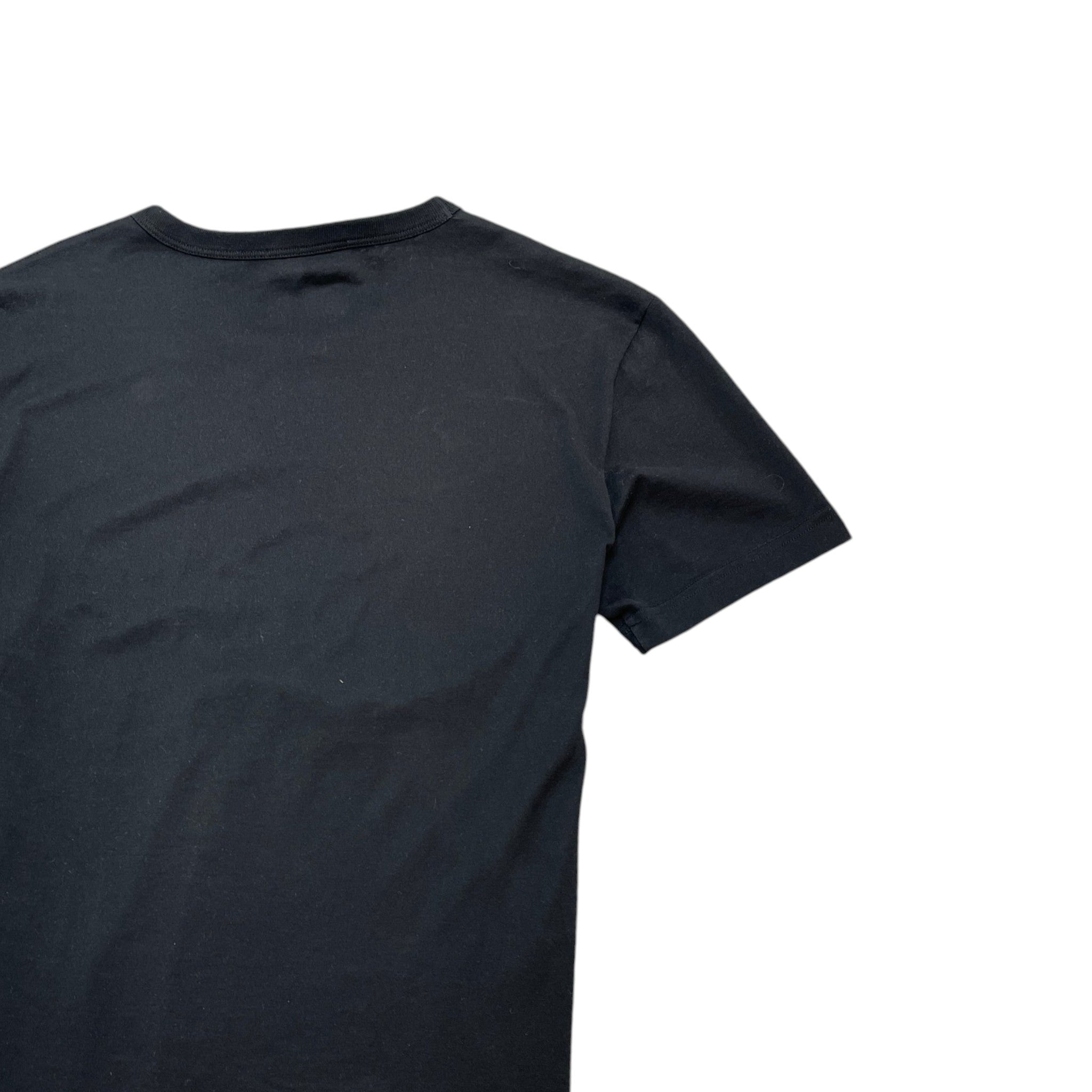 Men's Embroidered Logo T-Shirt Black Size IT 44 / UK XS