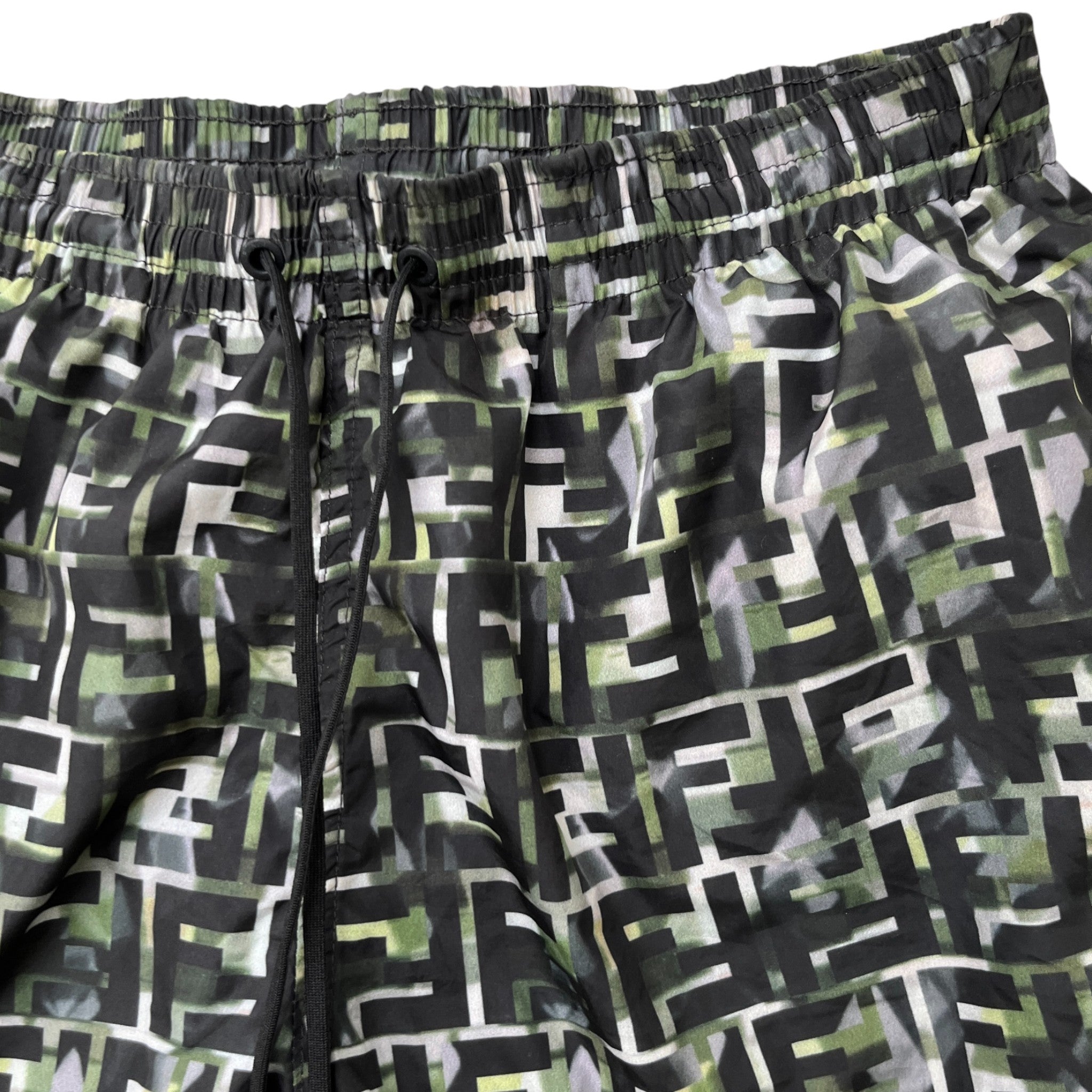 Men's Ff Jungle Swim Shorts Black Size W32 / IT 48
