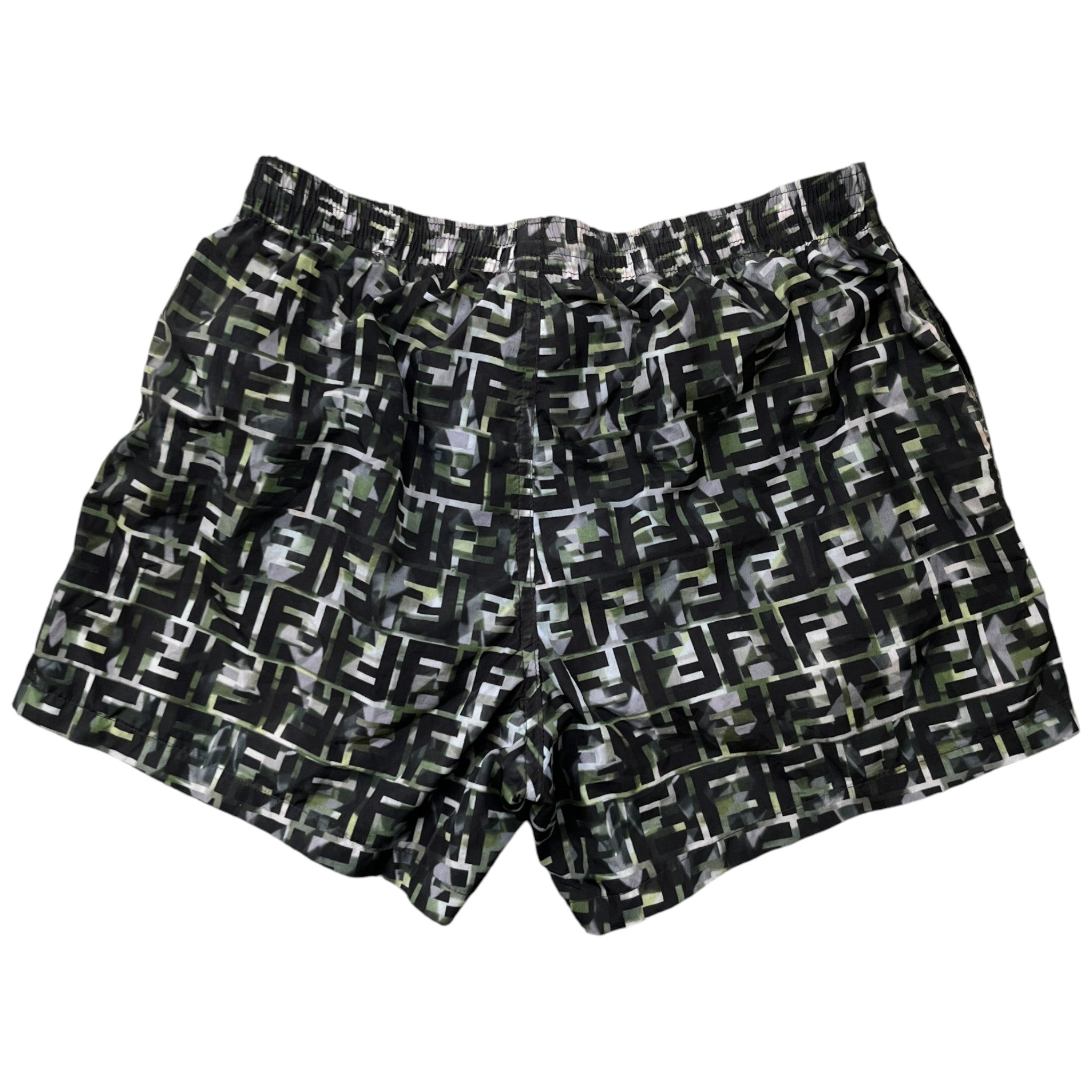 Men's Ff Jungle Swim Shorts Black Size W32 / IT 48
