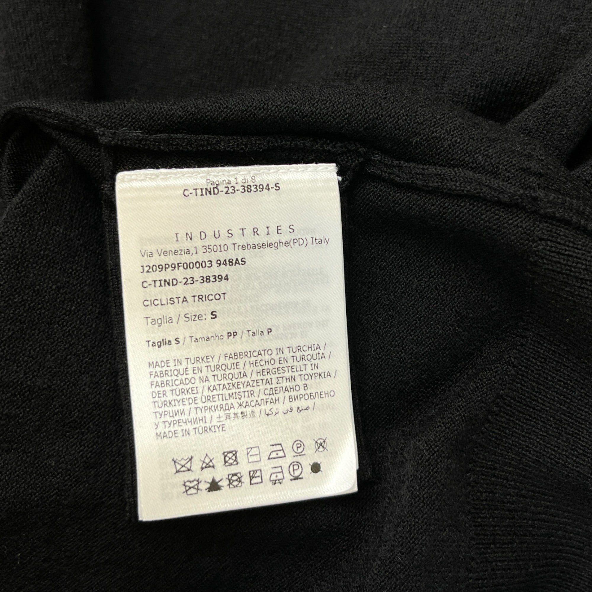 Men's Ciclista Jumper Black Size S