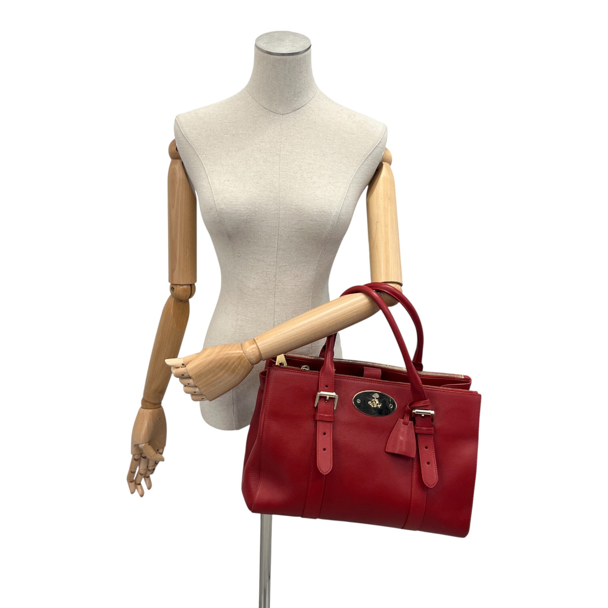 Women's Bayswater Double Zip Bag Red