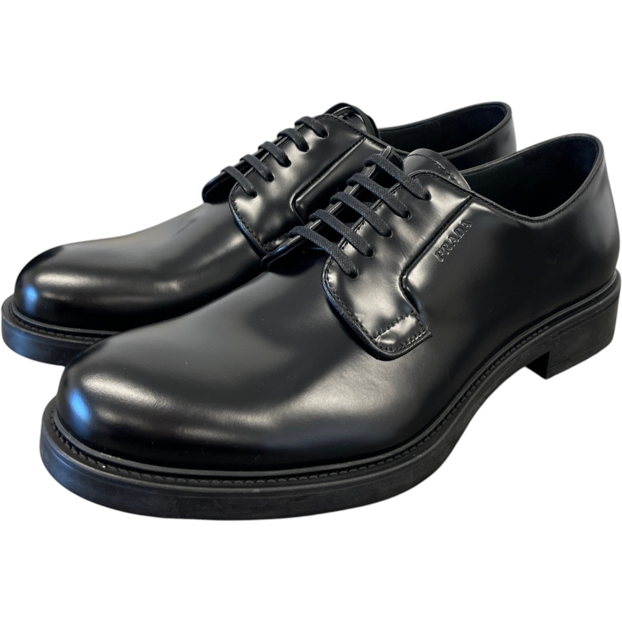 Men's Derby Loafers Black Size EU 42 / UK 8