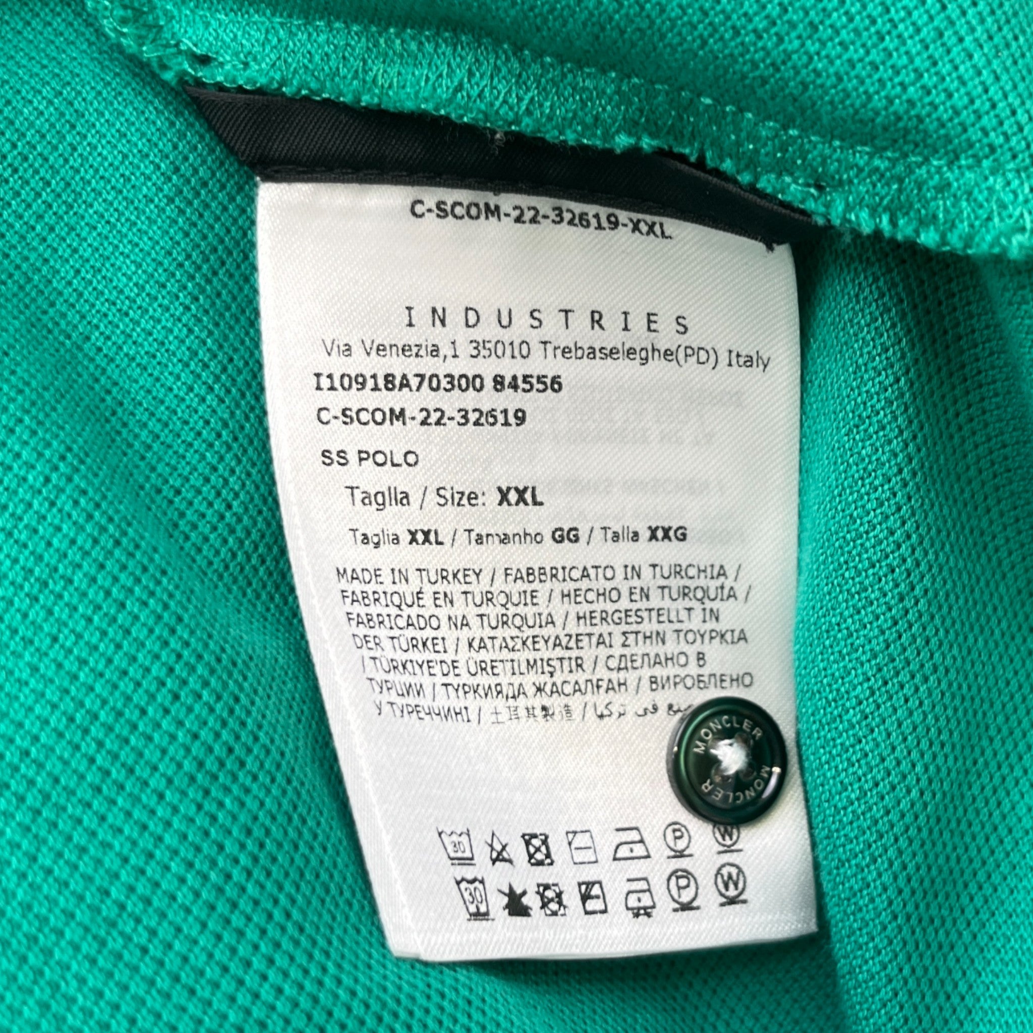 Men's Ss Polo Polo Shirt Green Size XXL