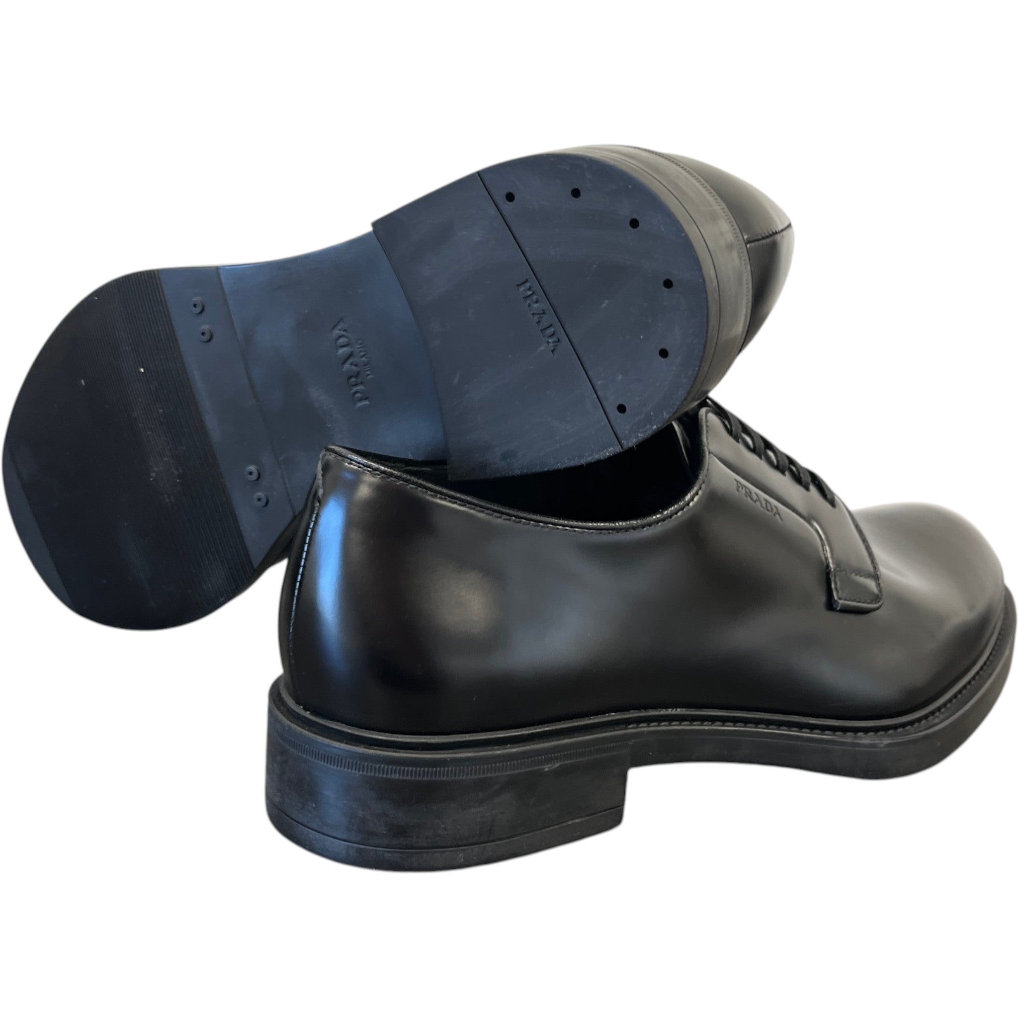 Men's Derby Loafers Black Size EU 42 / UK 8