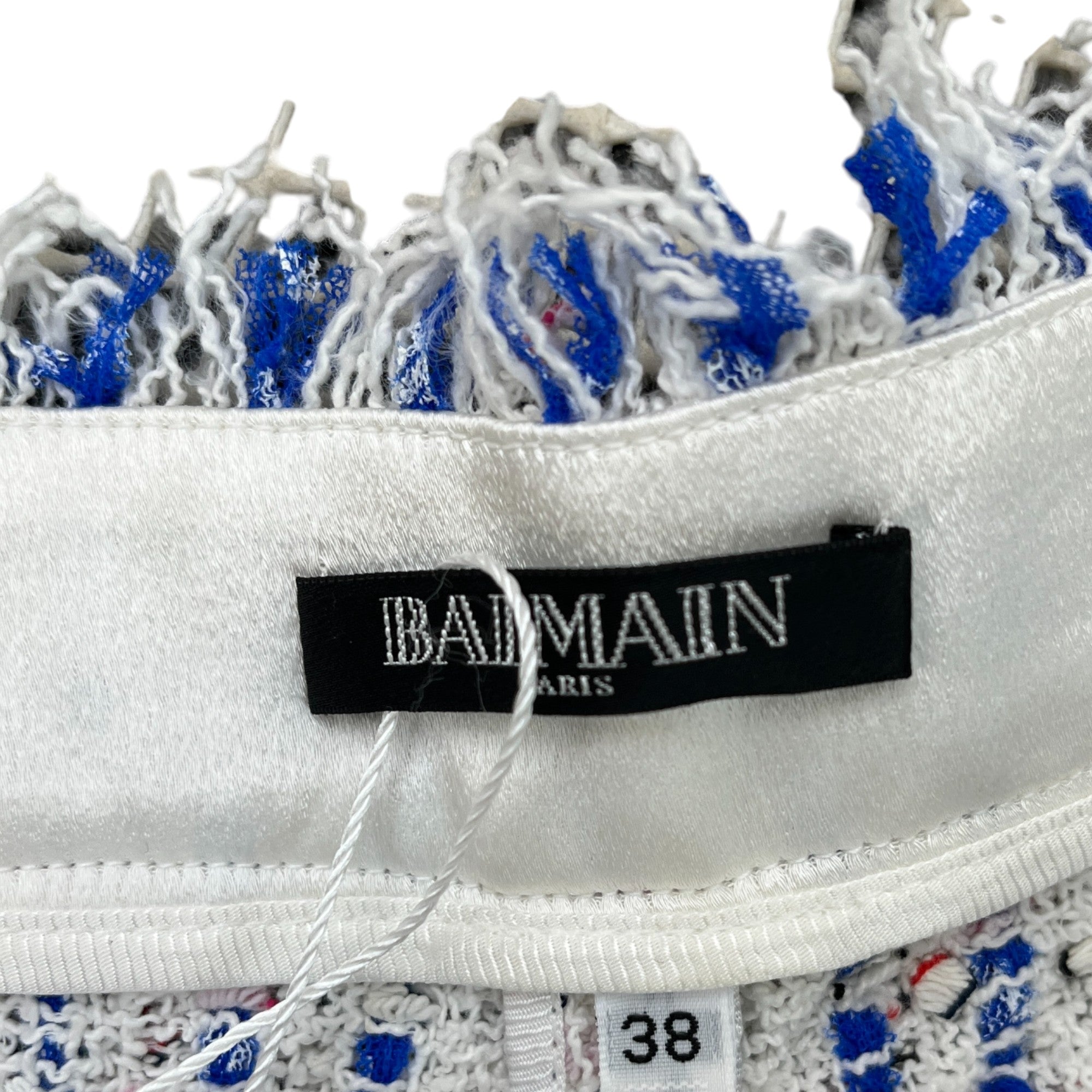 Women's Tweed Shorts White Size Waist 38"