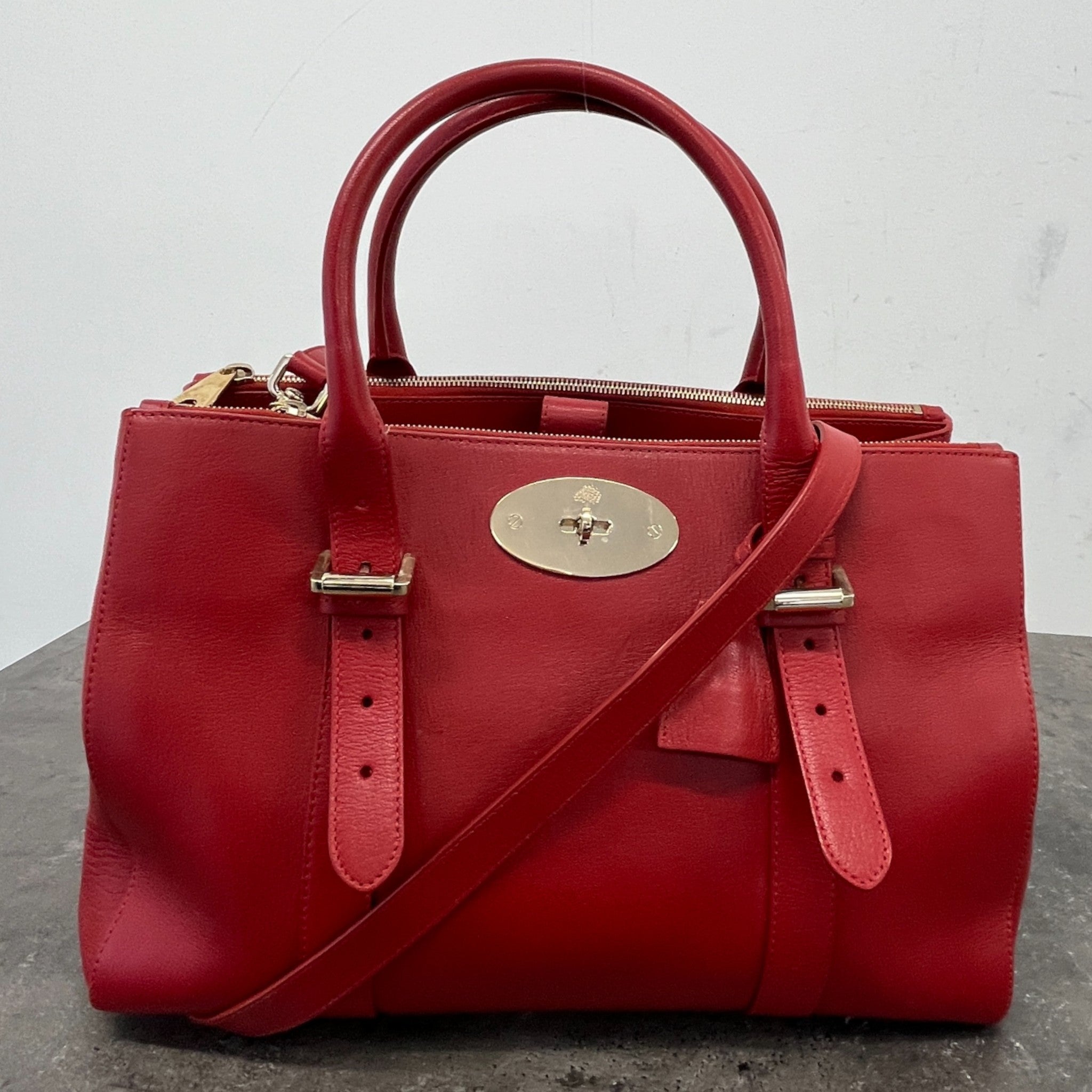 Women's Bayswater Double Zip Bag Red
