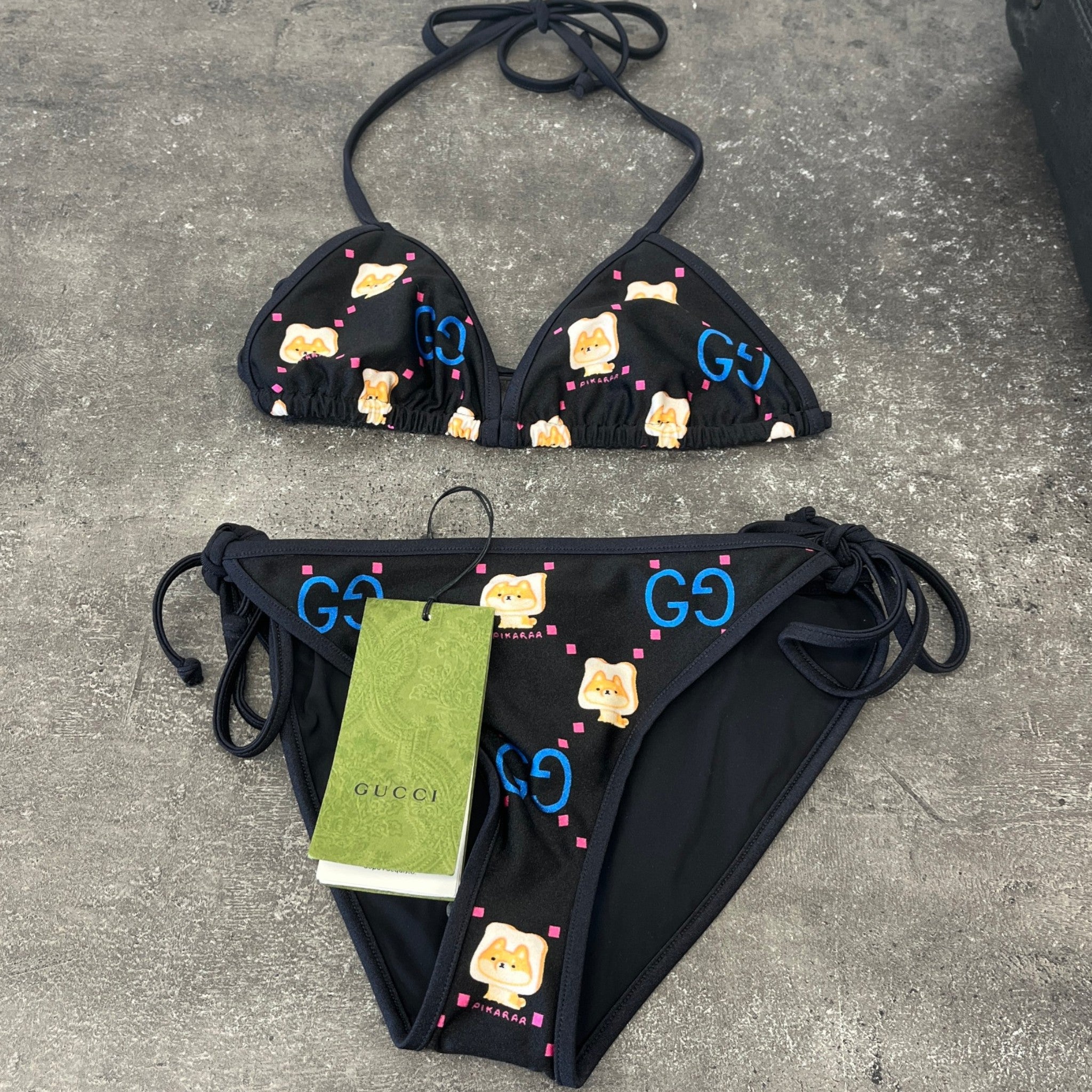 Women's Gg Pikarar Bikini Black Size S