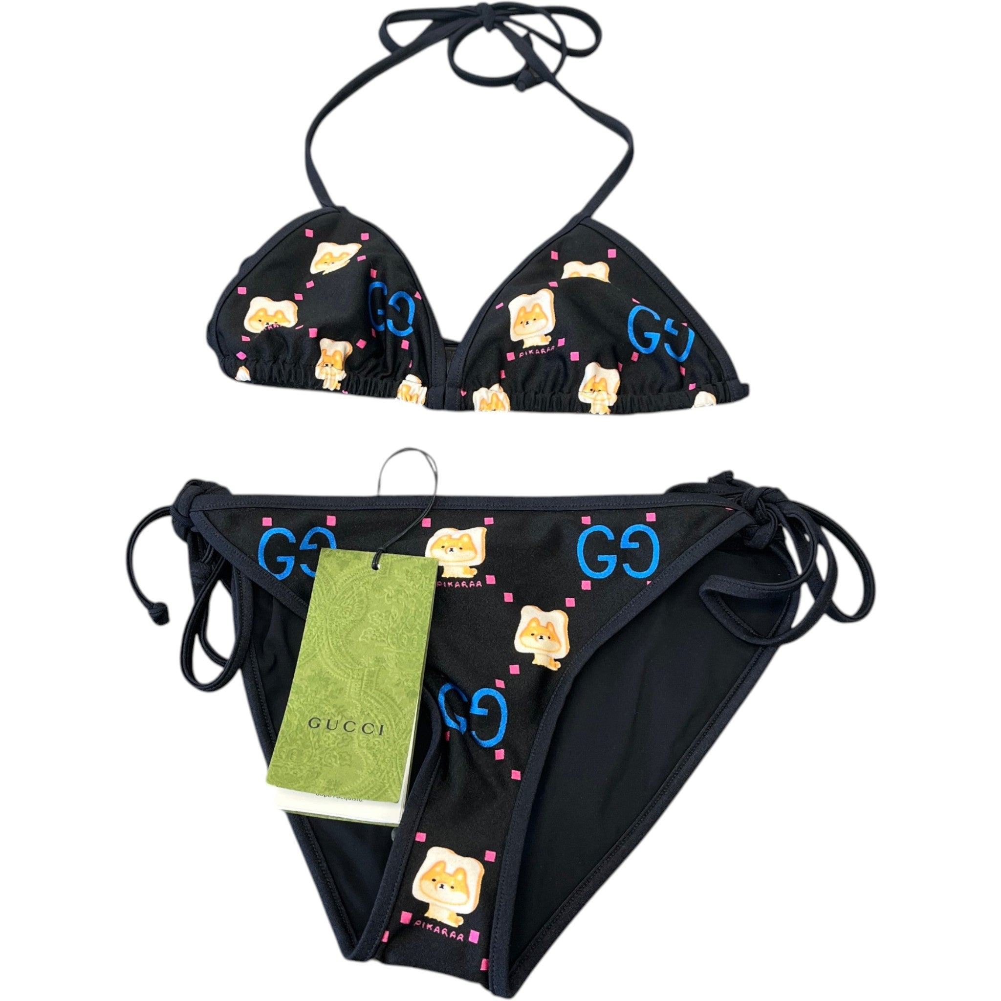 Women's Gg Pikarar Bikini Black Size S