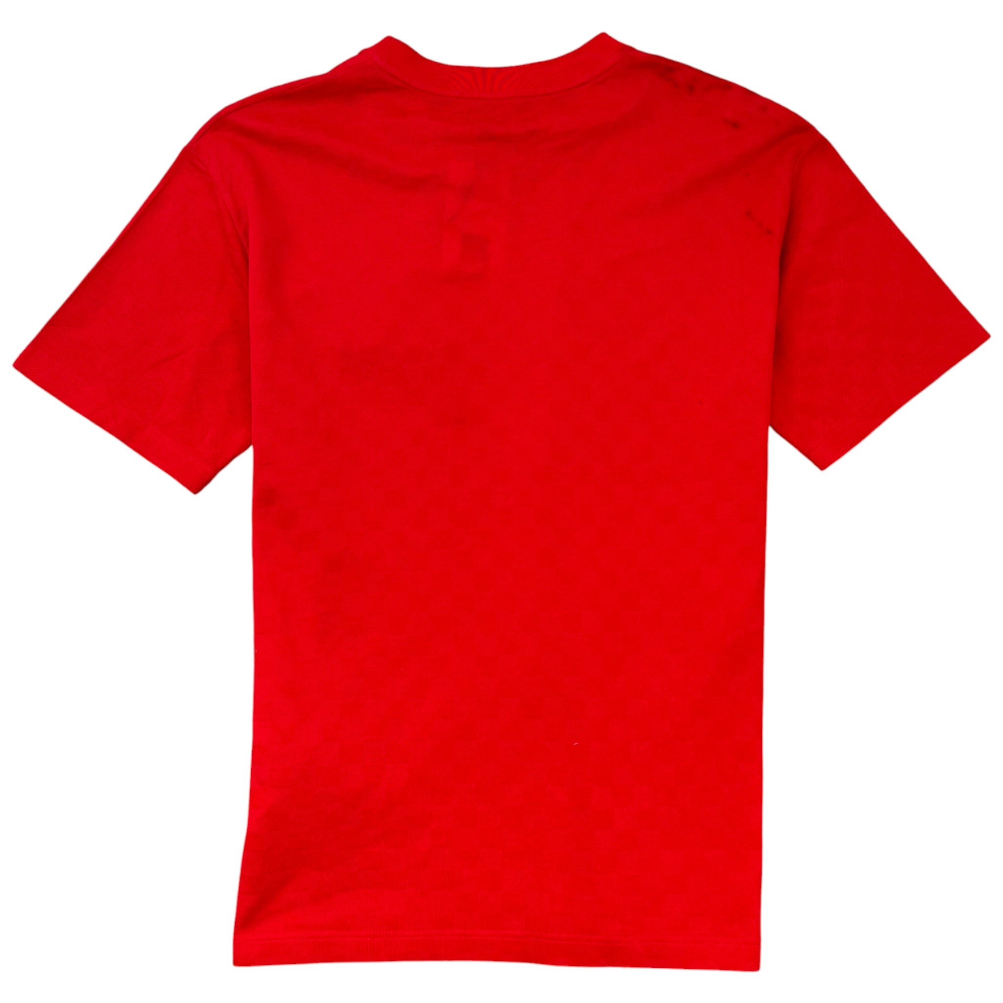 Men's Embroidered Lv Patch T-Shirt Red Size L